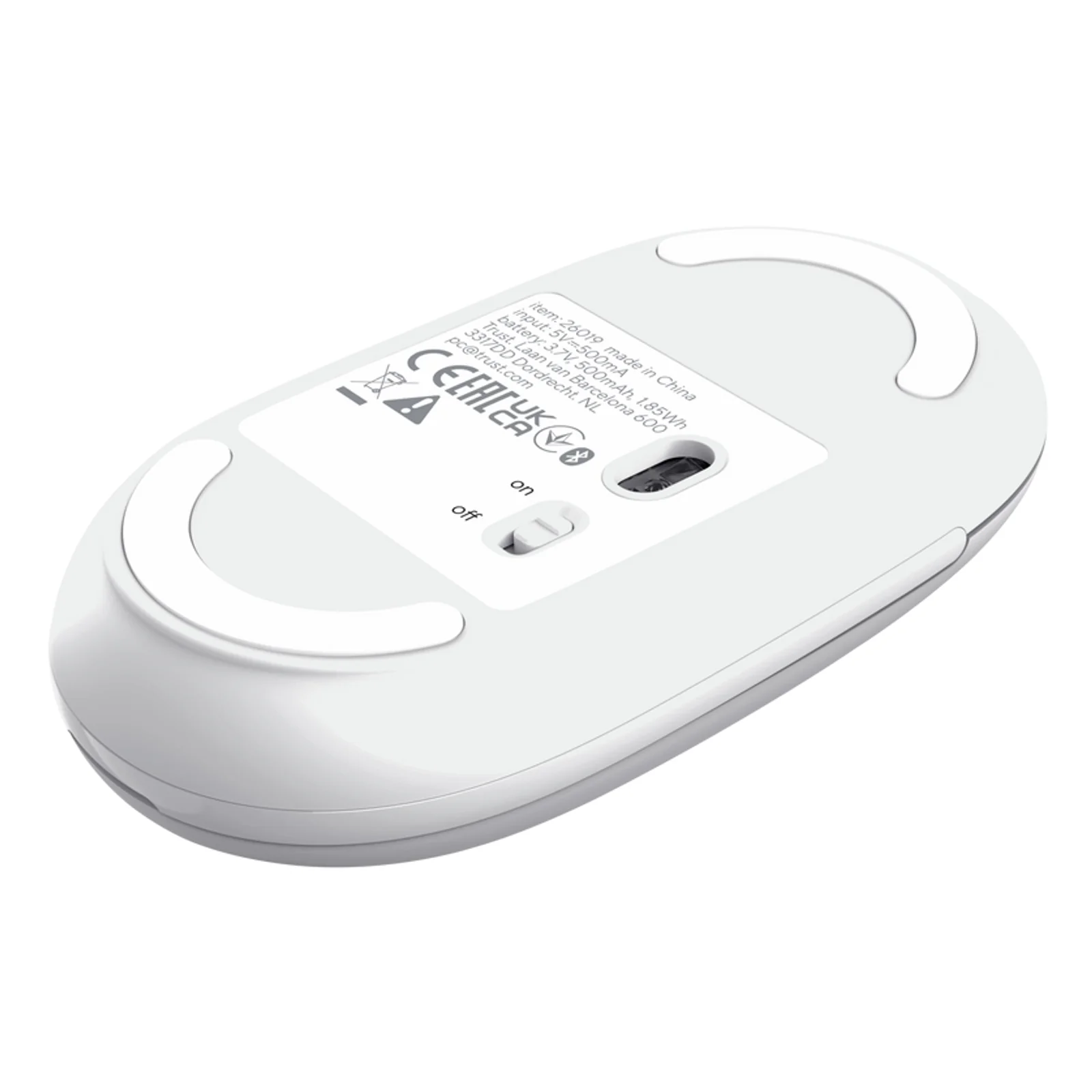 Trust Seron Slim Multi souris Bureau Ambidextre RF sans fil + Bluetooth Optique 3200 DPI