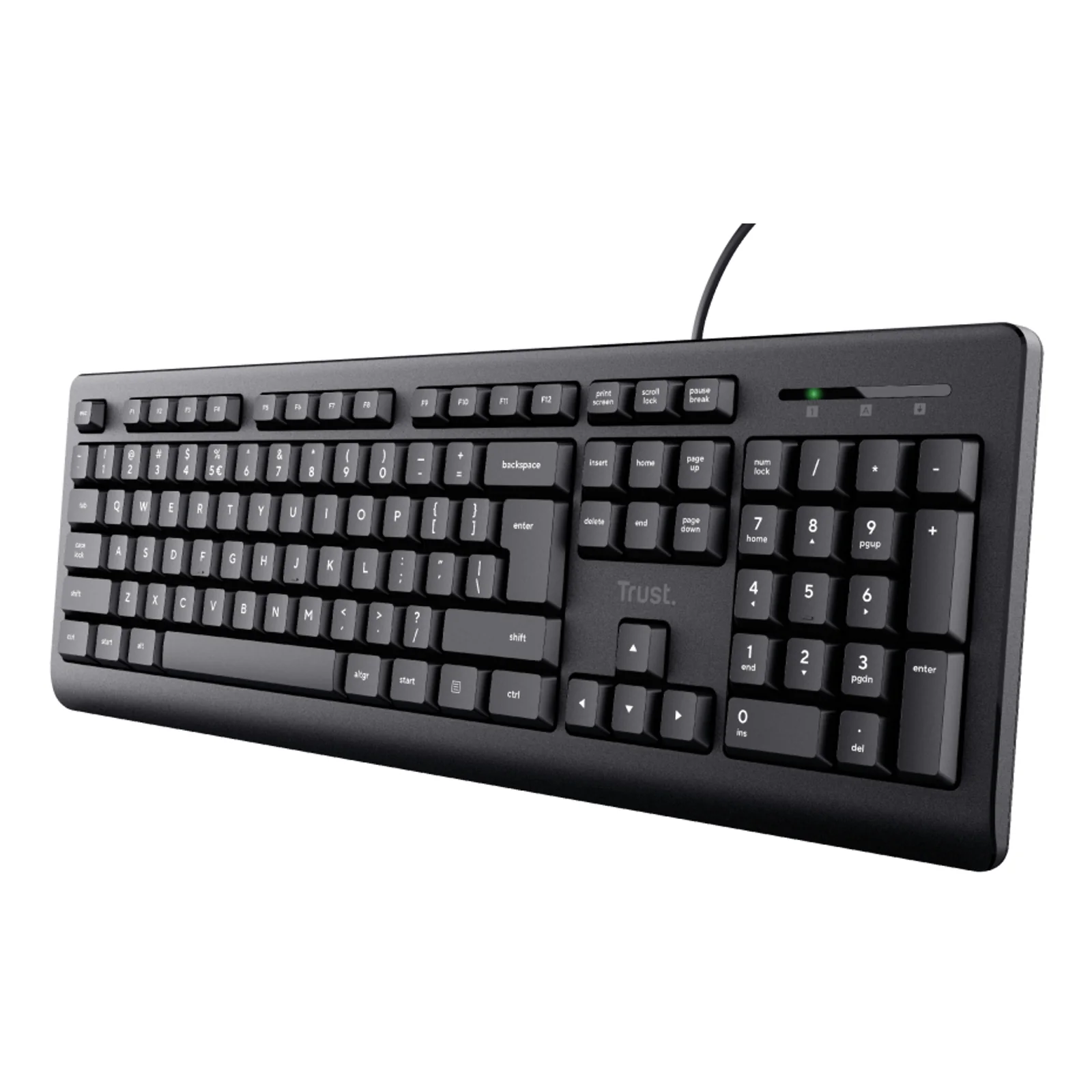 TK-150 clavier filaire USB AZERTY taille réelle