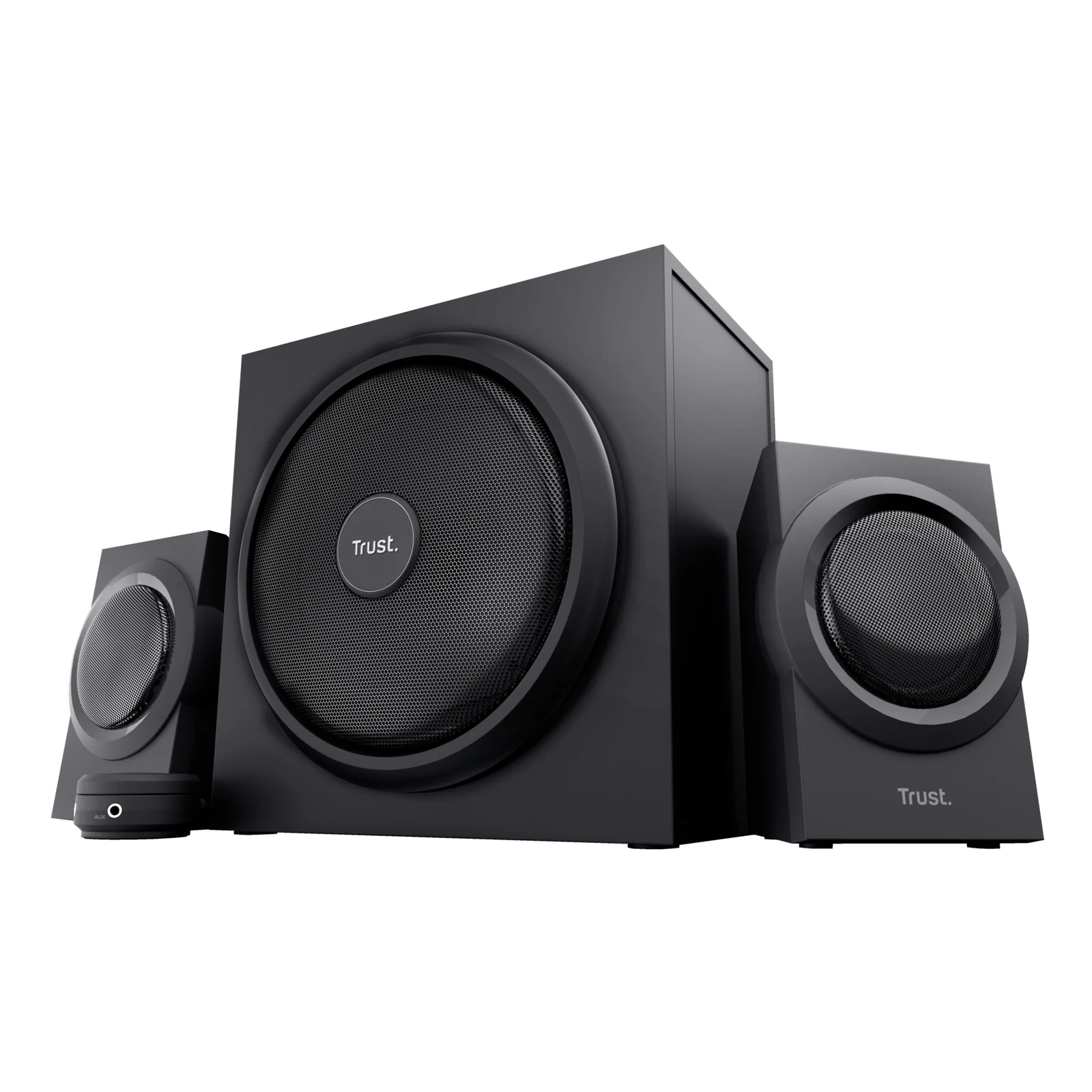 Yuri set d'enceintes 60 W Universel Noir 2.1 canaux 1-voie 15 W