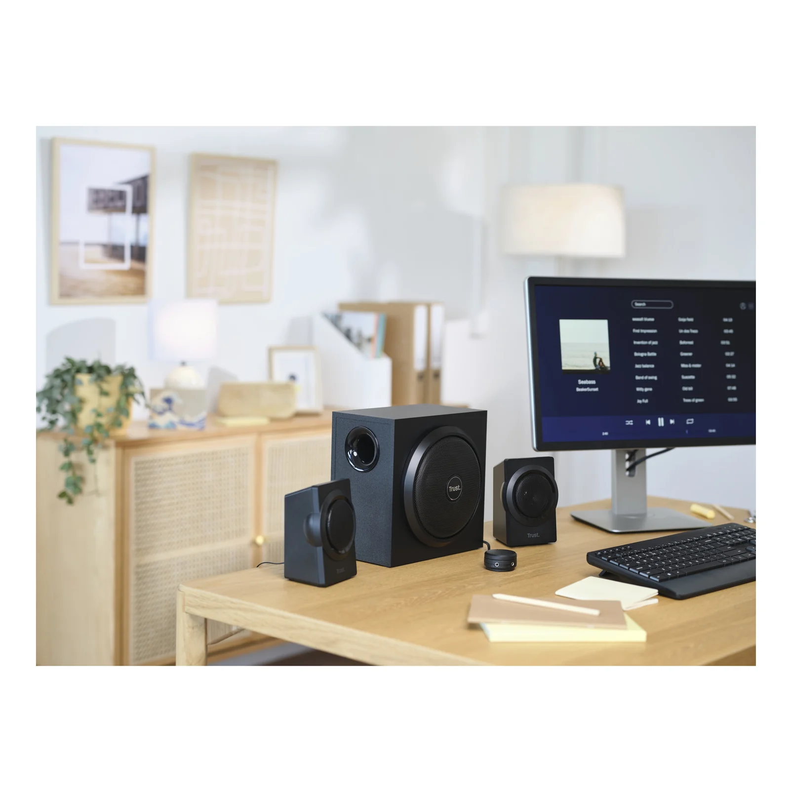Trust Yuri set d'enceintes 60 W Universel Noir 2.1 canaux 1-voie 15 W