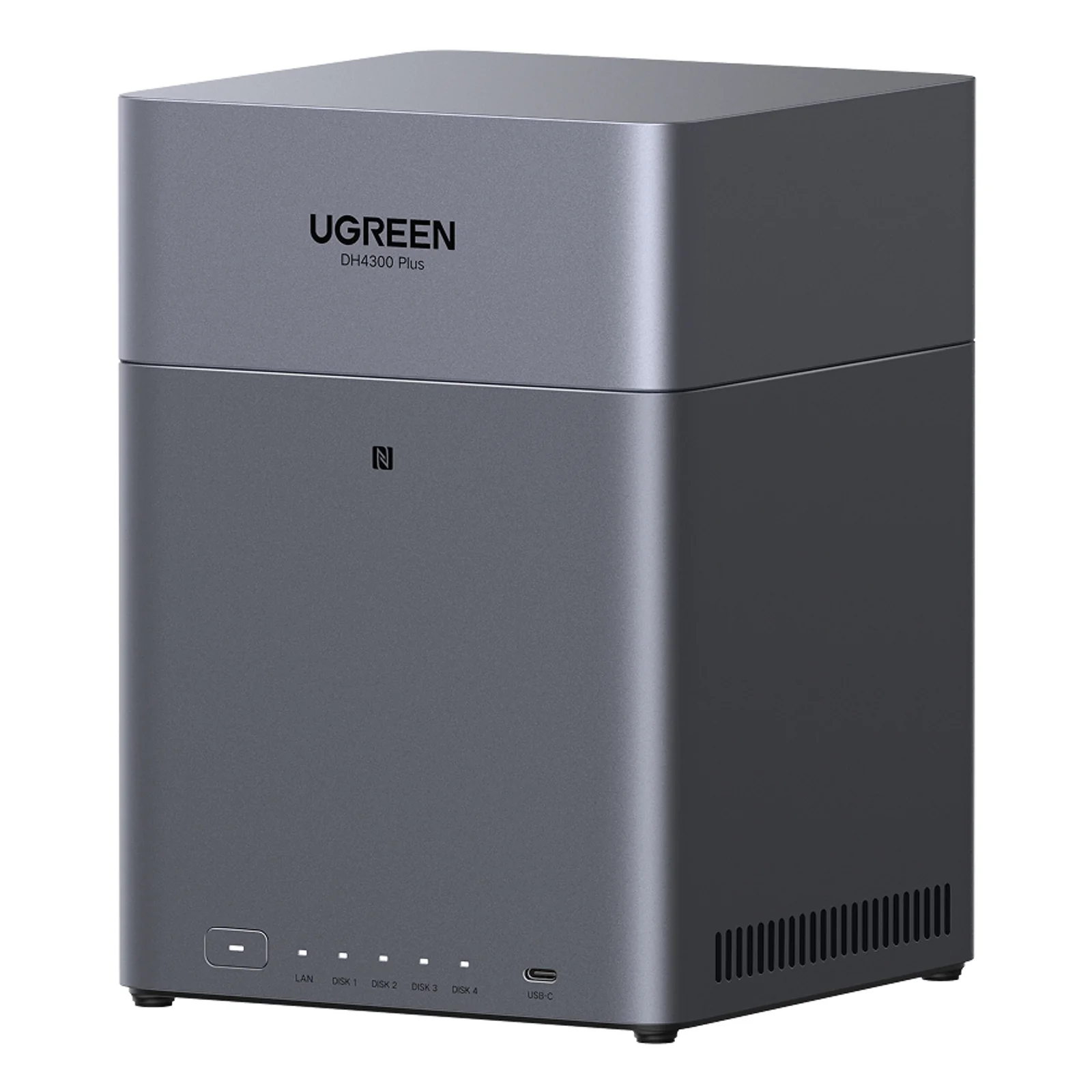 DH4300 Plus NAS Mini Tower 8 Go LPPDDR4X UGOS Pro Gris