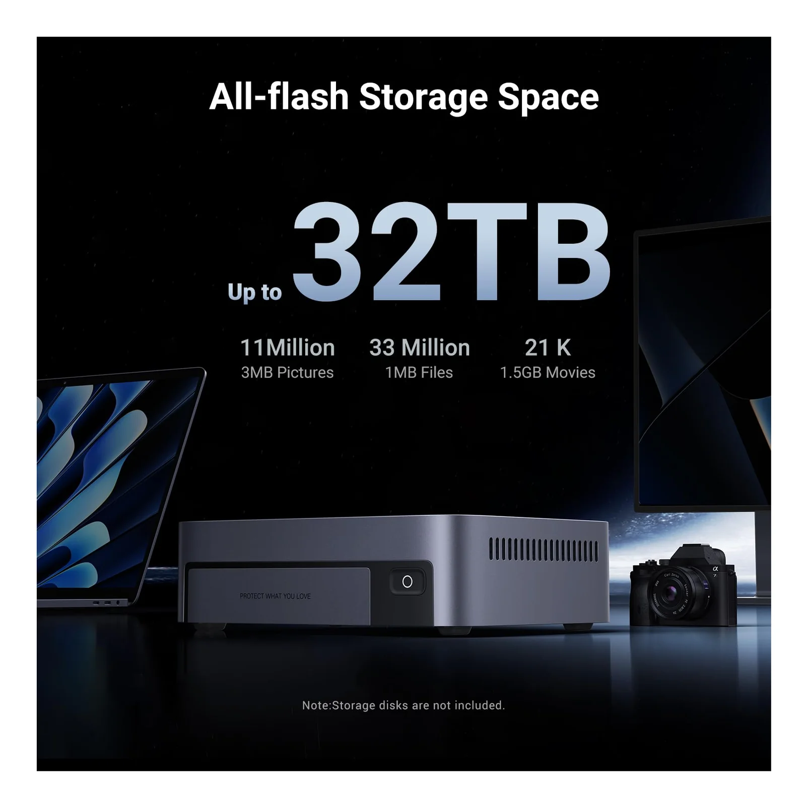 Ugreen DXP480T Plus NAS Bureau Intel® Core™ i5 8 Go DDR5 Gris