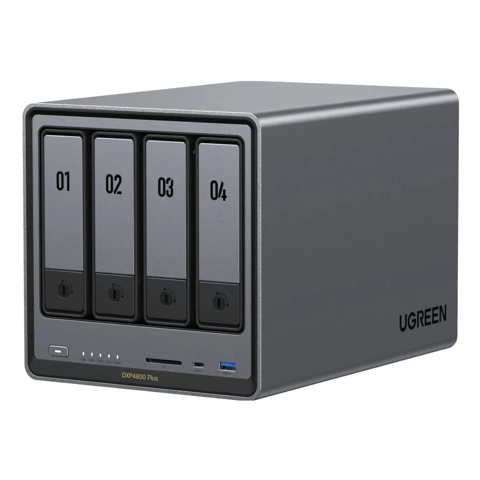 NASync DXP4800 Plus NAS Bureau Intel® Pentium® Gold 8505 8 Go DDR5 0 To UGOS Pro