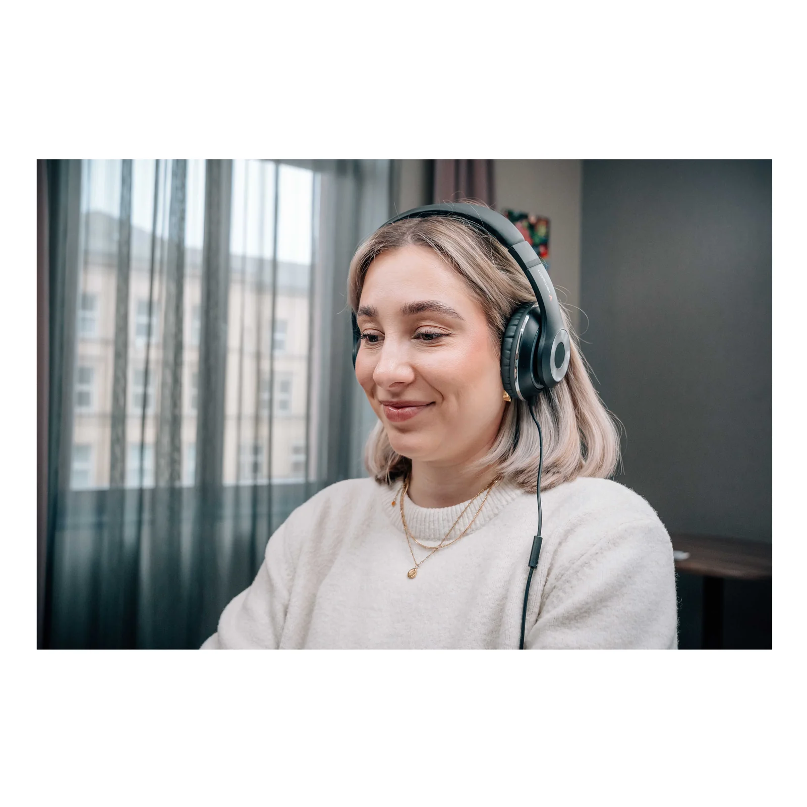 Verbatim 30198 casque Avec fil Arceau Musique/Quotidien USB Type-C Noir