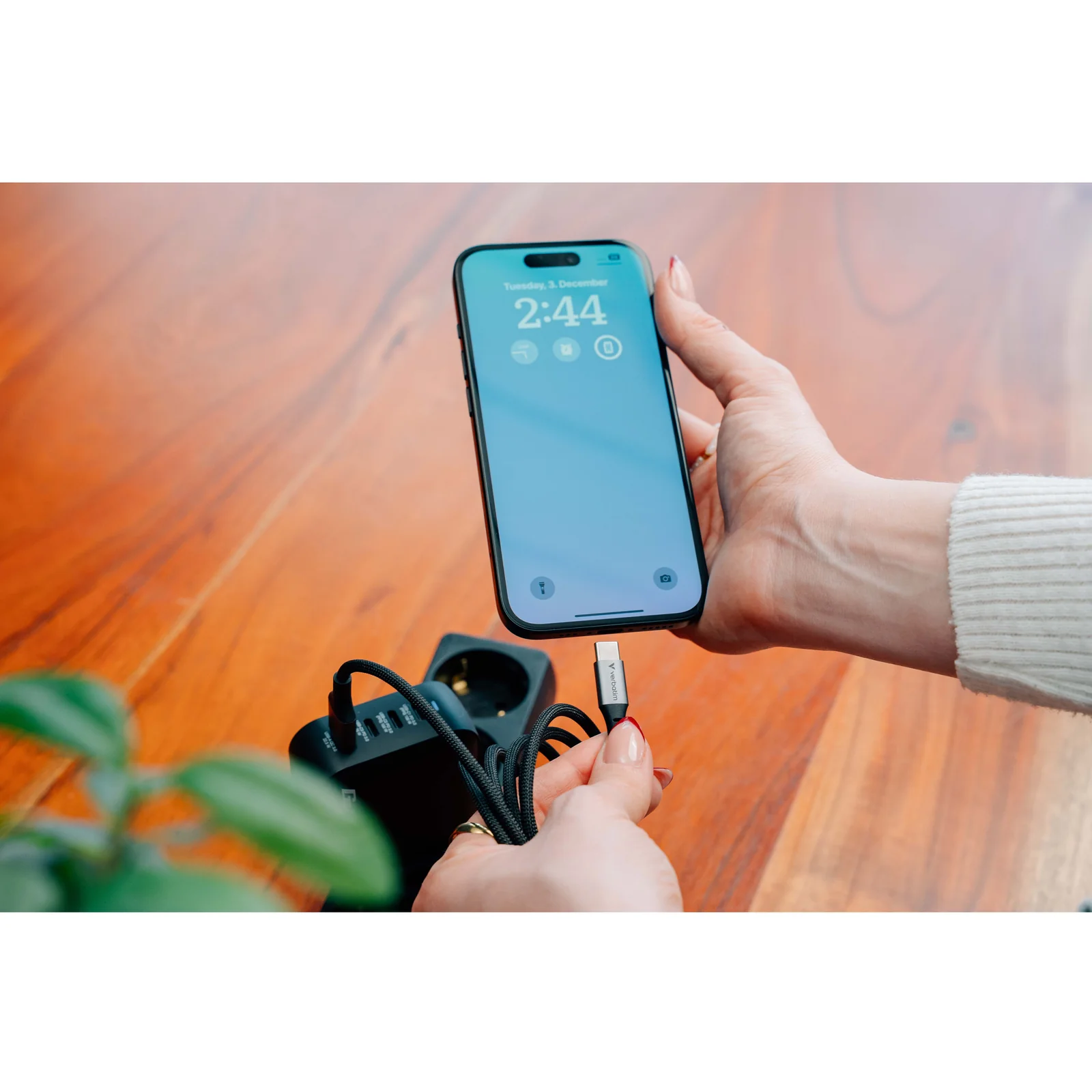 Verbatim 31846 câble USB USB 2.0 1,2 m USB C 0,48 Gbit/s 100 W Noir