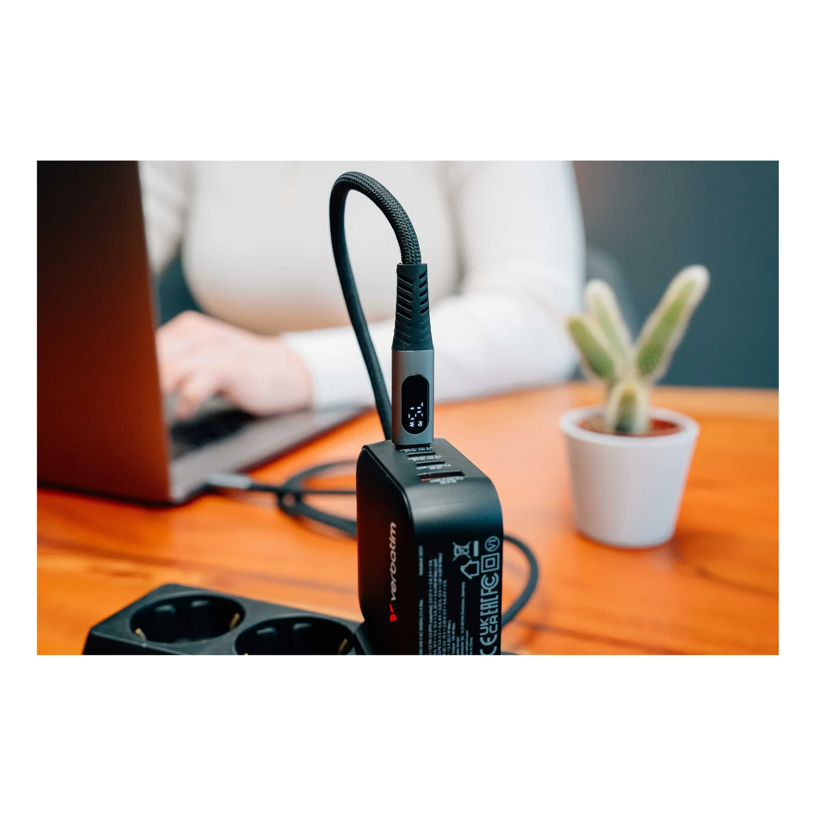 Verbatim 31848 câble USB USB 2.0 1,2 m USB C 0,48 Gbit/s 100 W Noir