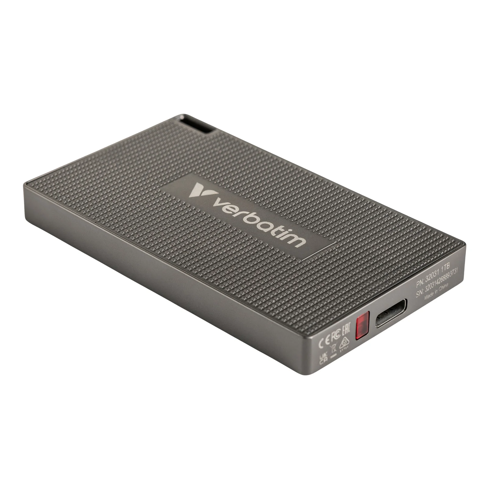 Verbatim 32030 lecteur à circuits intégrés externe 512 Go USB Type-C USB 3.2 Gen 2x2 Gris