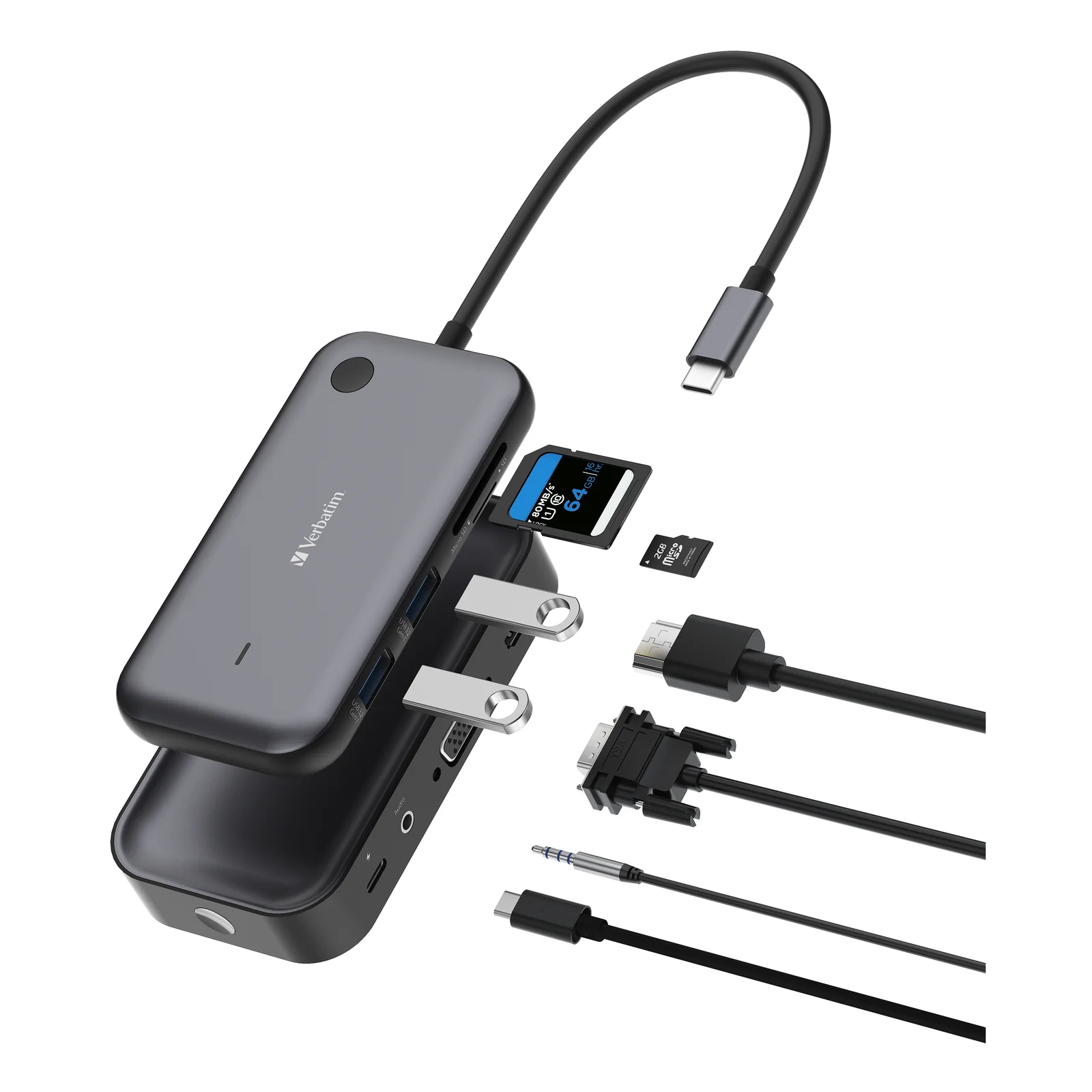 Verbatim 32146 adaptateur d'affichage sans fil USB Full HD Bureau