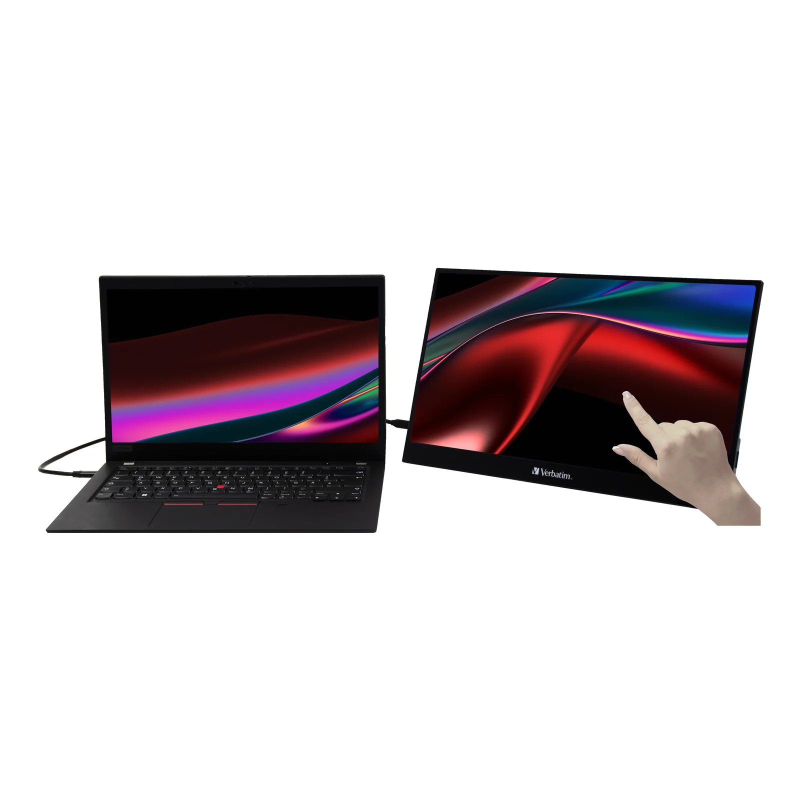Verbatim 32239 écran plat de PC 43,9 cm (17.3") 3840 x 2160 pixels 4K Ultra HD LCD Écran tactile Noir