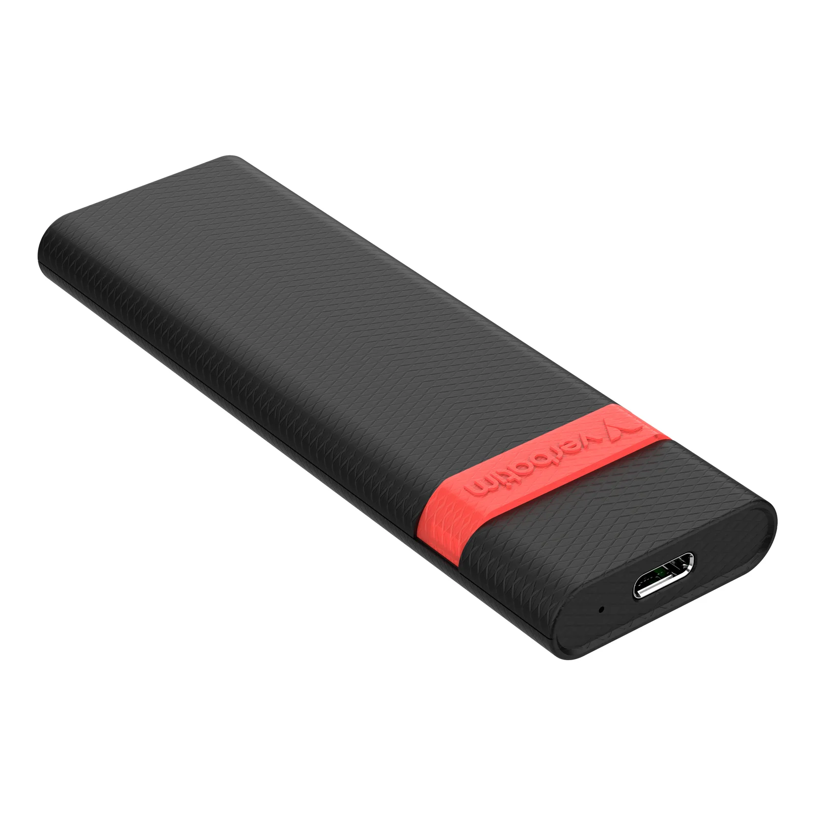 32261 Boîtier de disques de stockage Enceinte ssd Noir, Rouge M.2 Alimenté par port USB