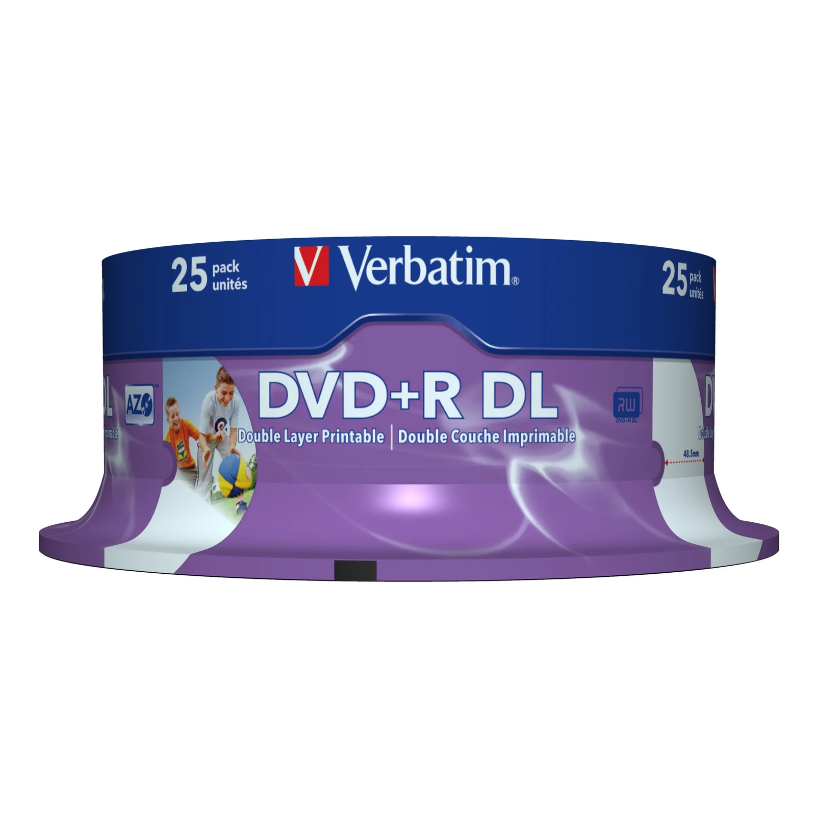 Verbatim 43667 DVD vierge 8,5 Go DVD+R DL 25 pièce(s)