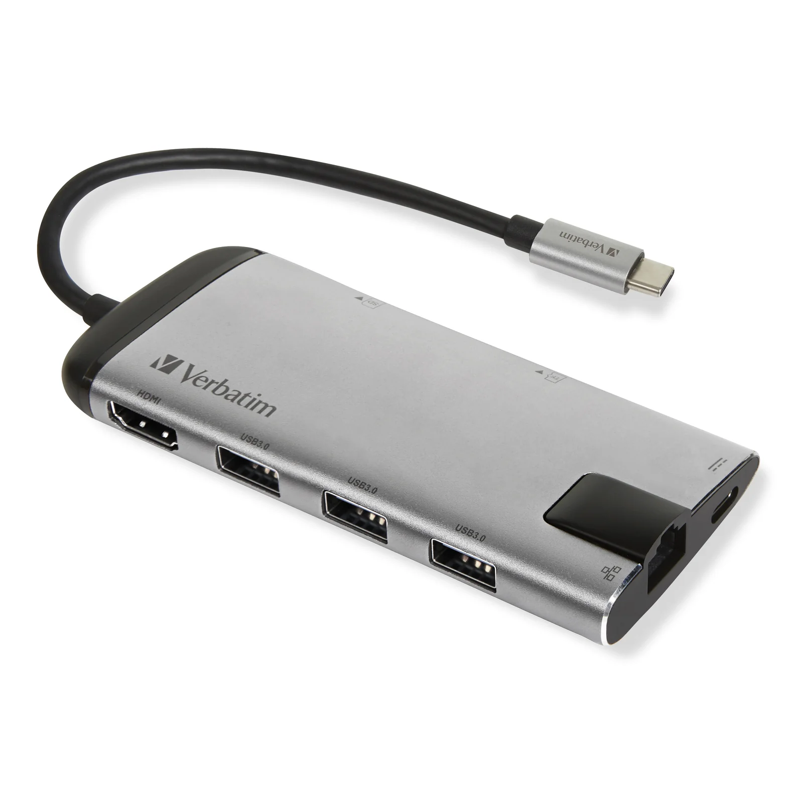 49142 station d'accueil USB 3.2 Gen 1 (3.1 Gen 1) Type-C Noir, Argent