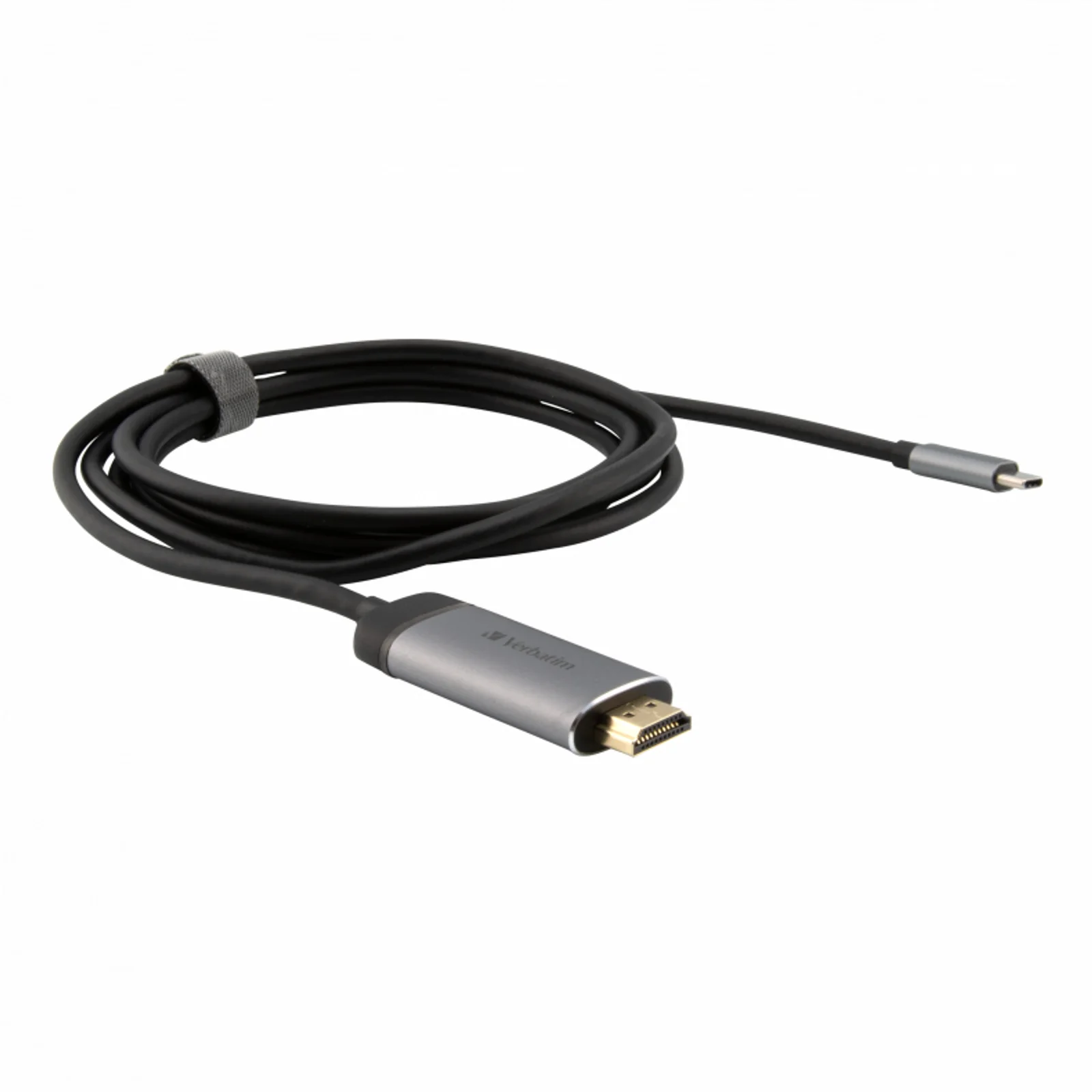 49144 câble vidéo et adaptateur 1,5 m USB Type-C HDMI Noir, Argent