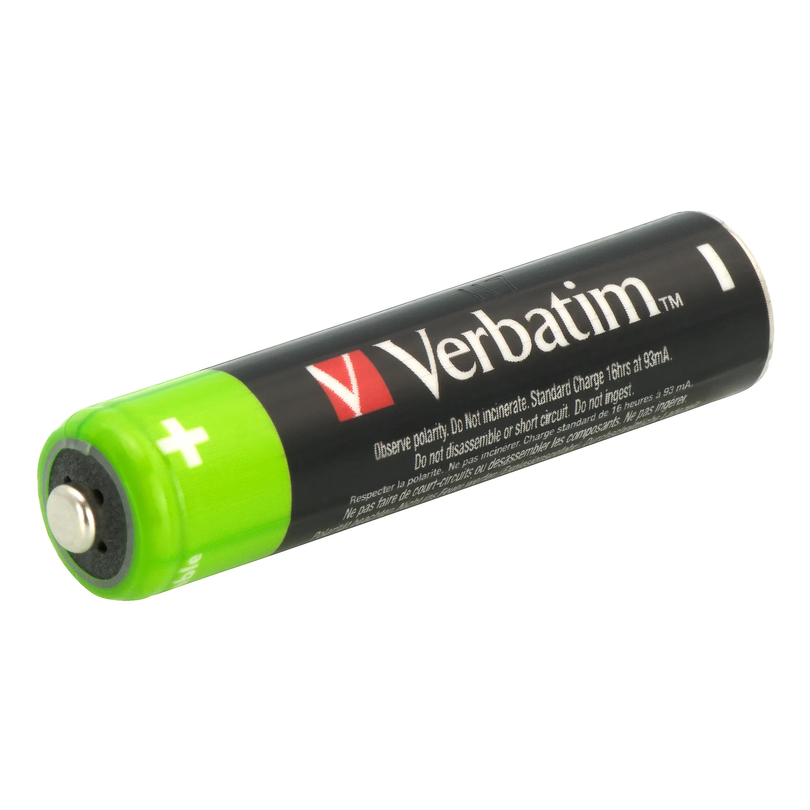 Verbatim 49514 pile domestique Batterie rechargeable AAA Hybrides nickel-métal (NiMH)