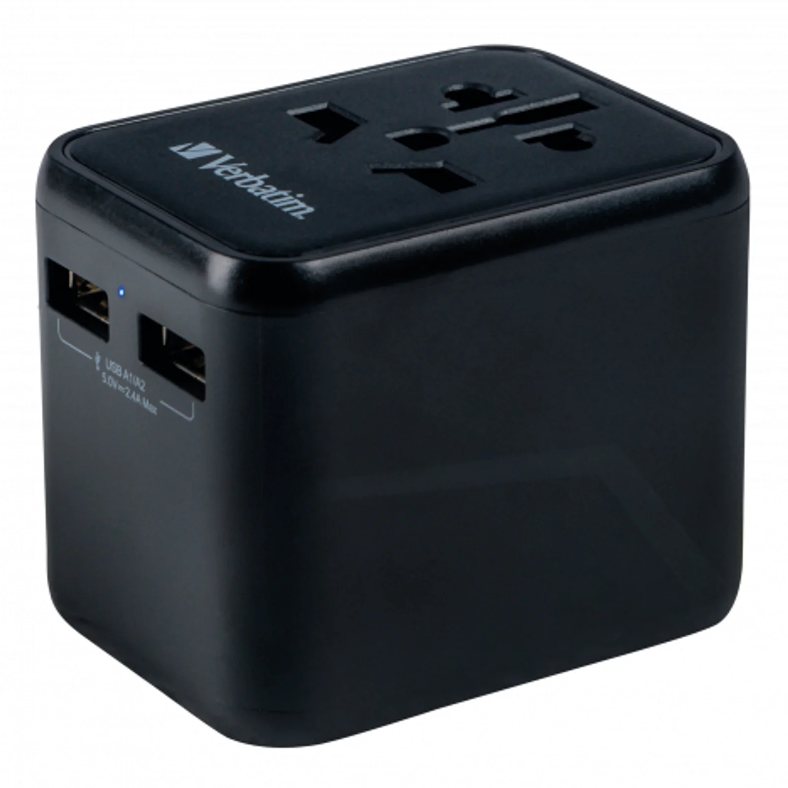 Verbatim 49543 adaptateur prise d'alimentation Universel Noir