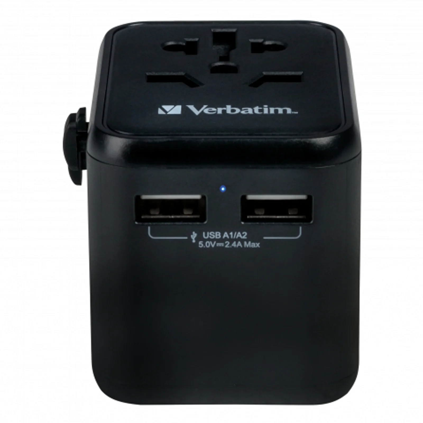 Verbatim 49543 adaptateur prise d'alimentation Universel Noir