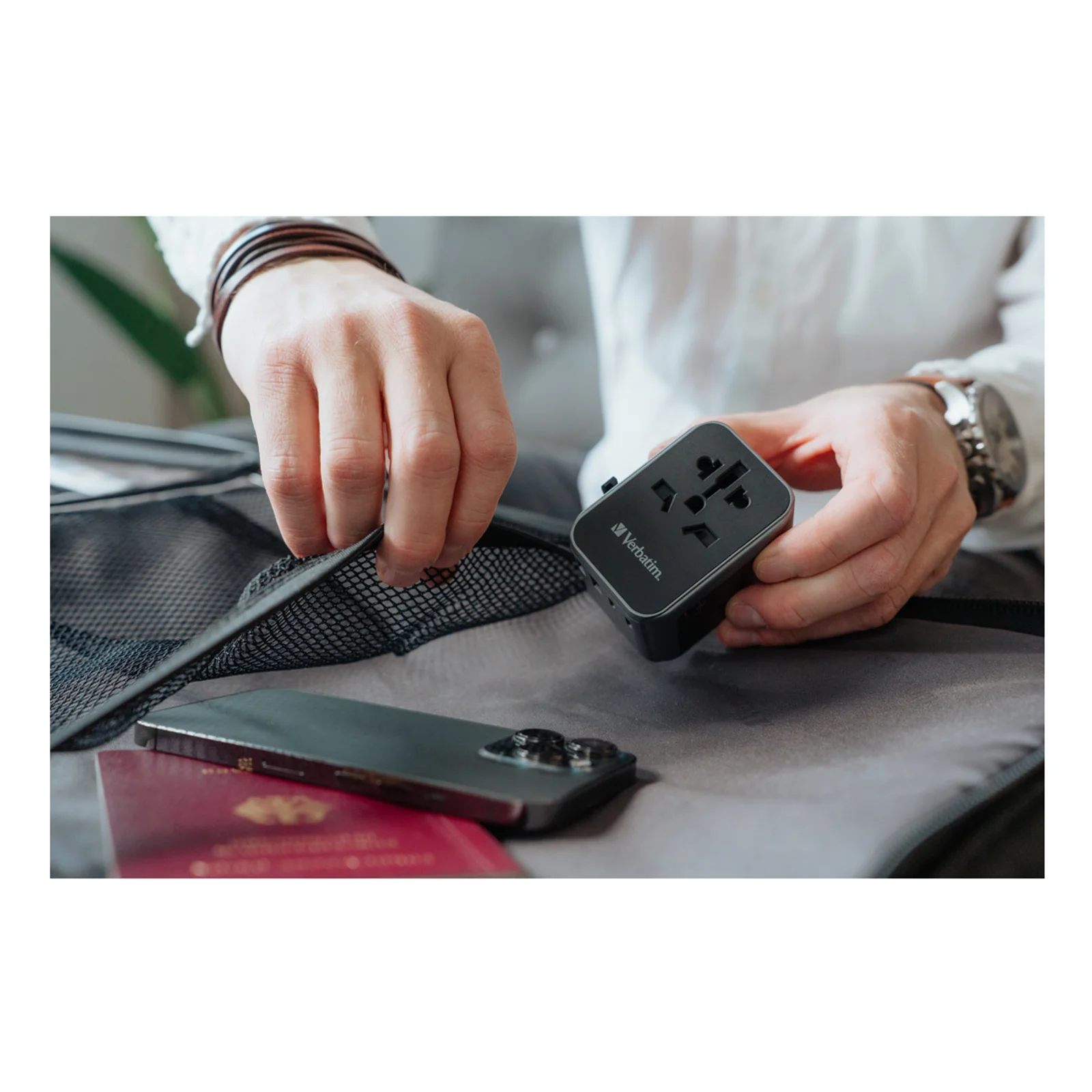 Verbatim 49545 adaptateur prise d'alimentation Universel