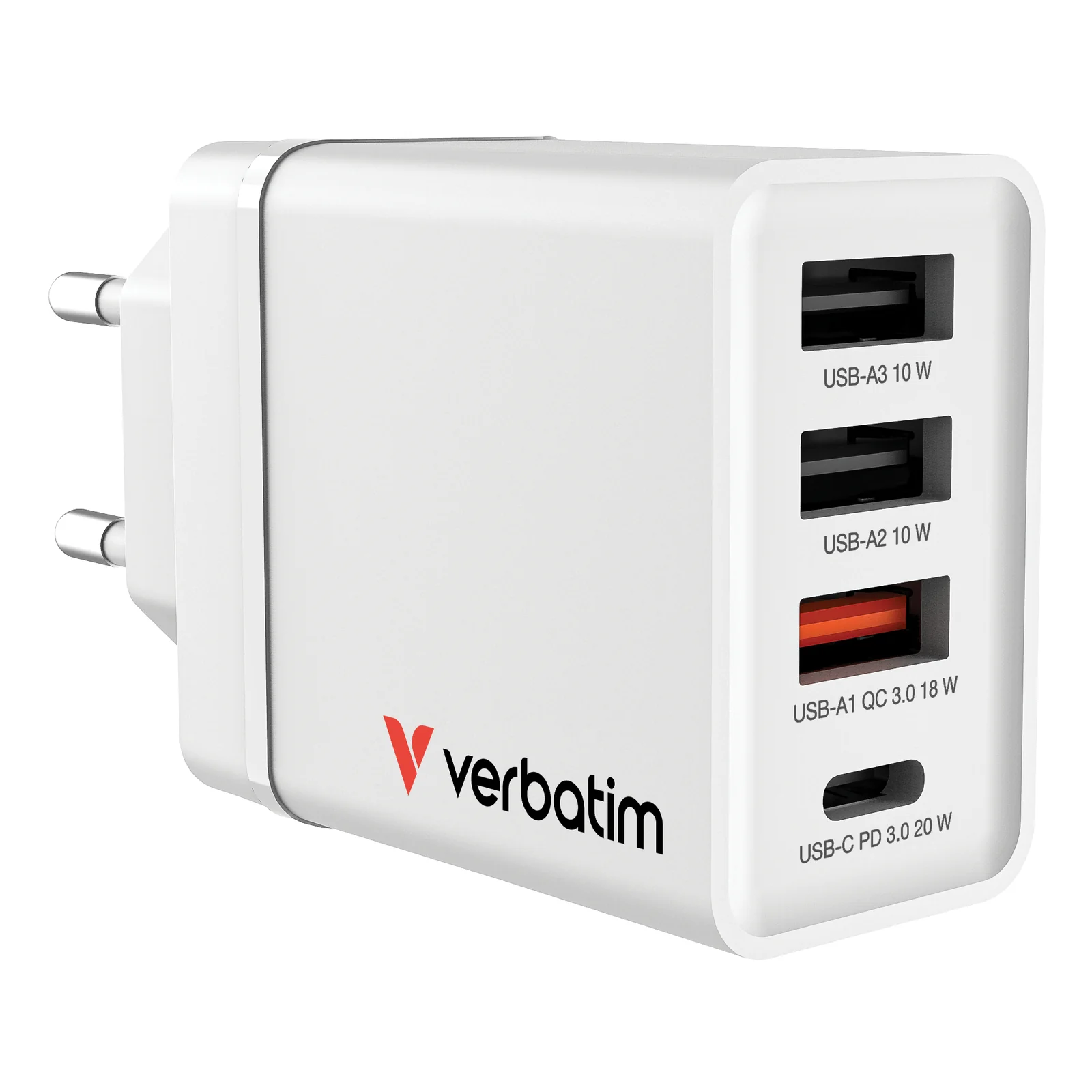 Verbatim 49700 Universel Blanc Secteur Charge rapide Intérieure