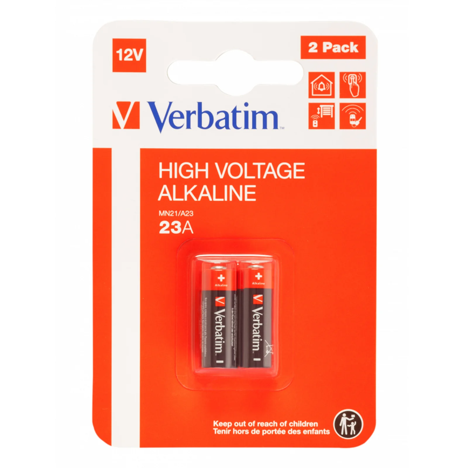 Verbatim 49940 pile domestique Batterie à usage unique MN21 Alcaline