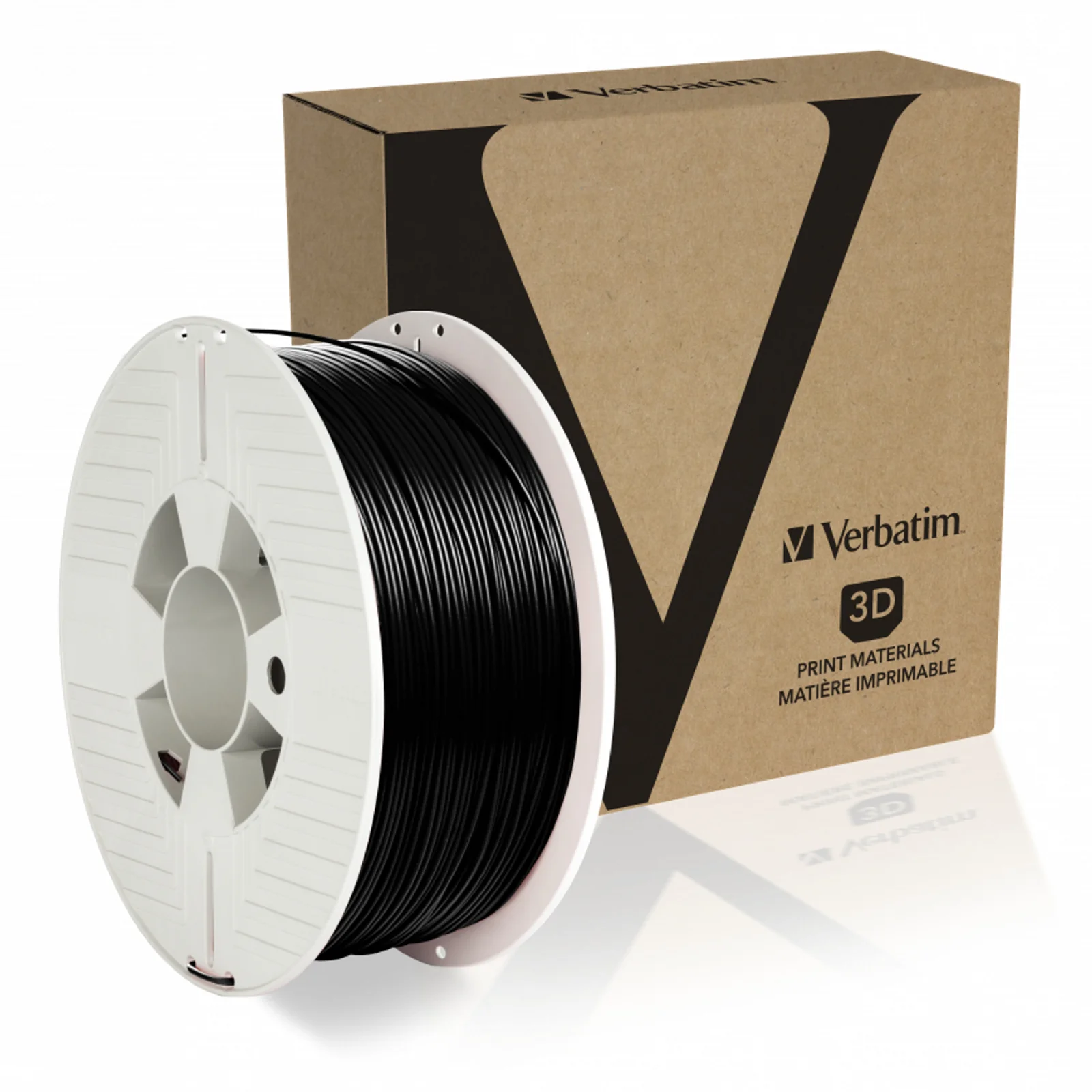 Verbatim 55052 matériel d'impression 3D PETg (polyéthylène téréphtalate glycolisé) Noir 1 kg