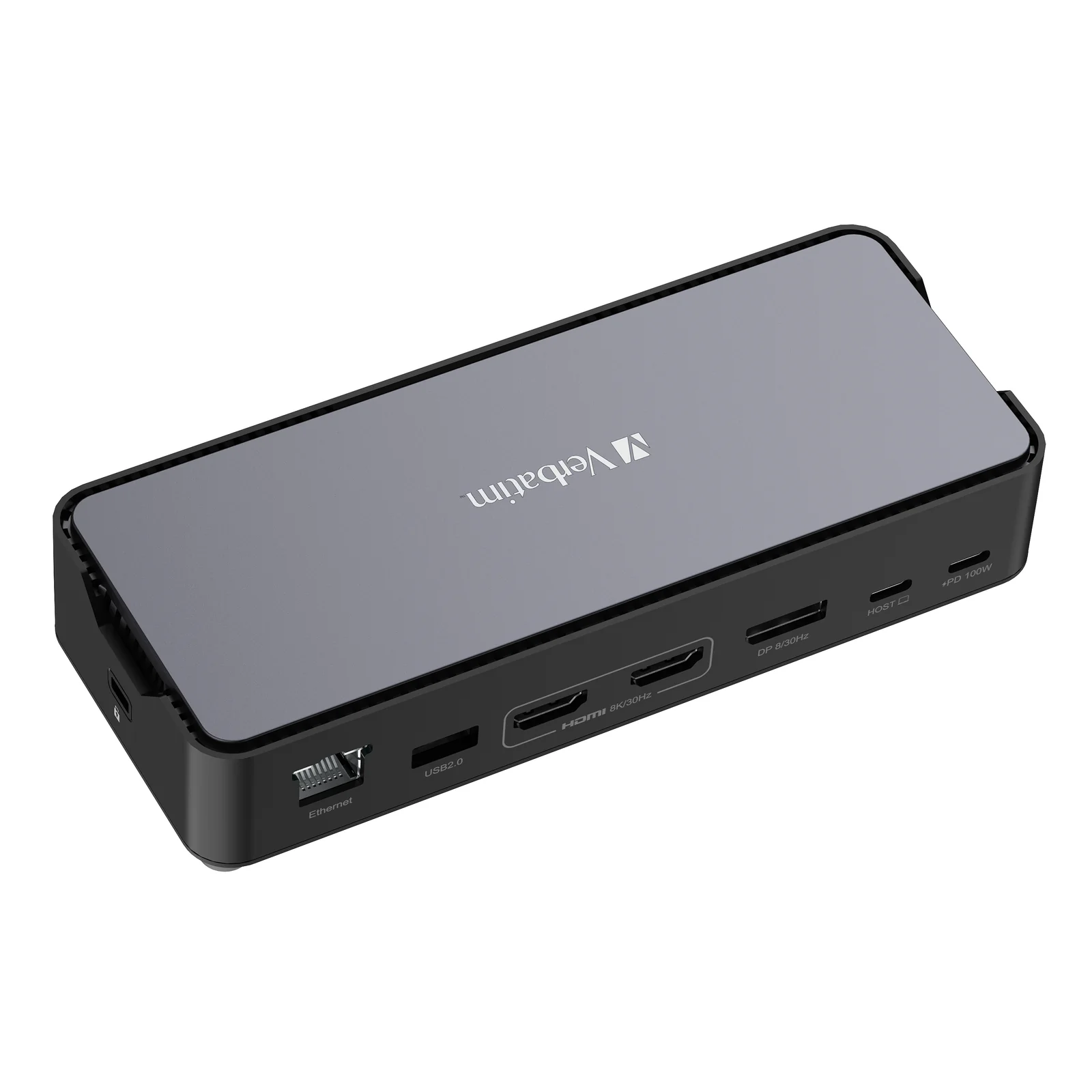 CDS-15 Avec fil USB 3.2 Gen 1 (3.1 Gen 1) Type-C Noir, Gris