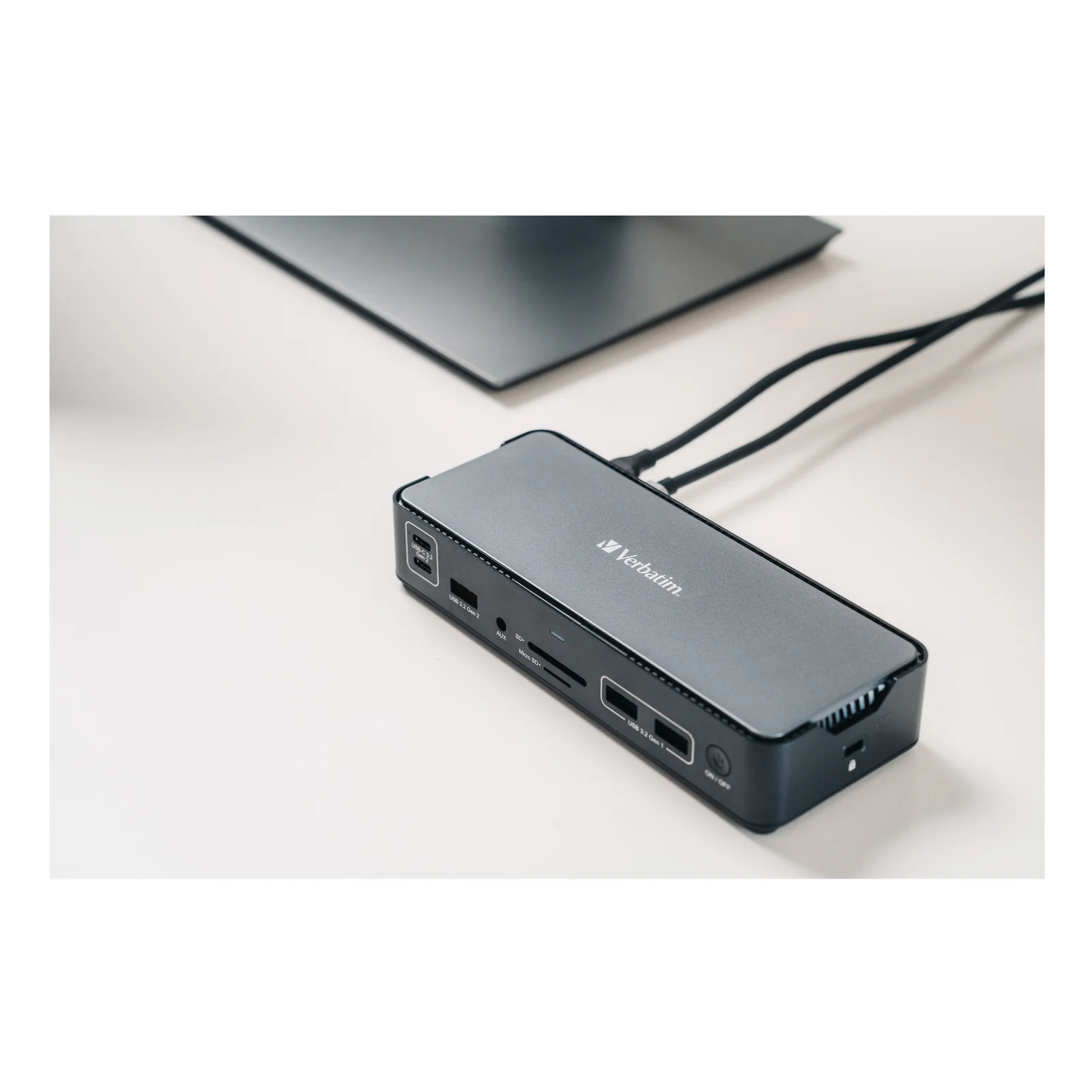 Verbatim CDS-15 Avec fil USB 3.2 Gen 1 (3.1 Gen 1) Type-C Noir, Gris