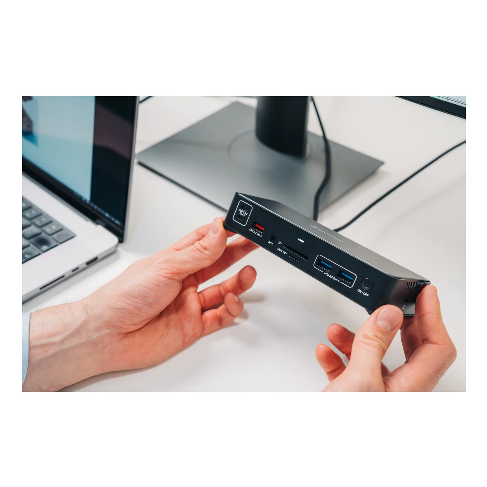 Verbatim CDS-15 Avec fil USB 3.2 Gen 1 (3.1 Gen 1) Type-C Noir, Gris
