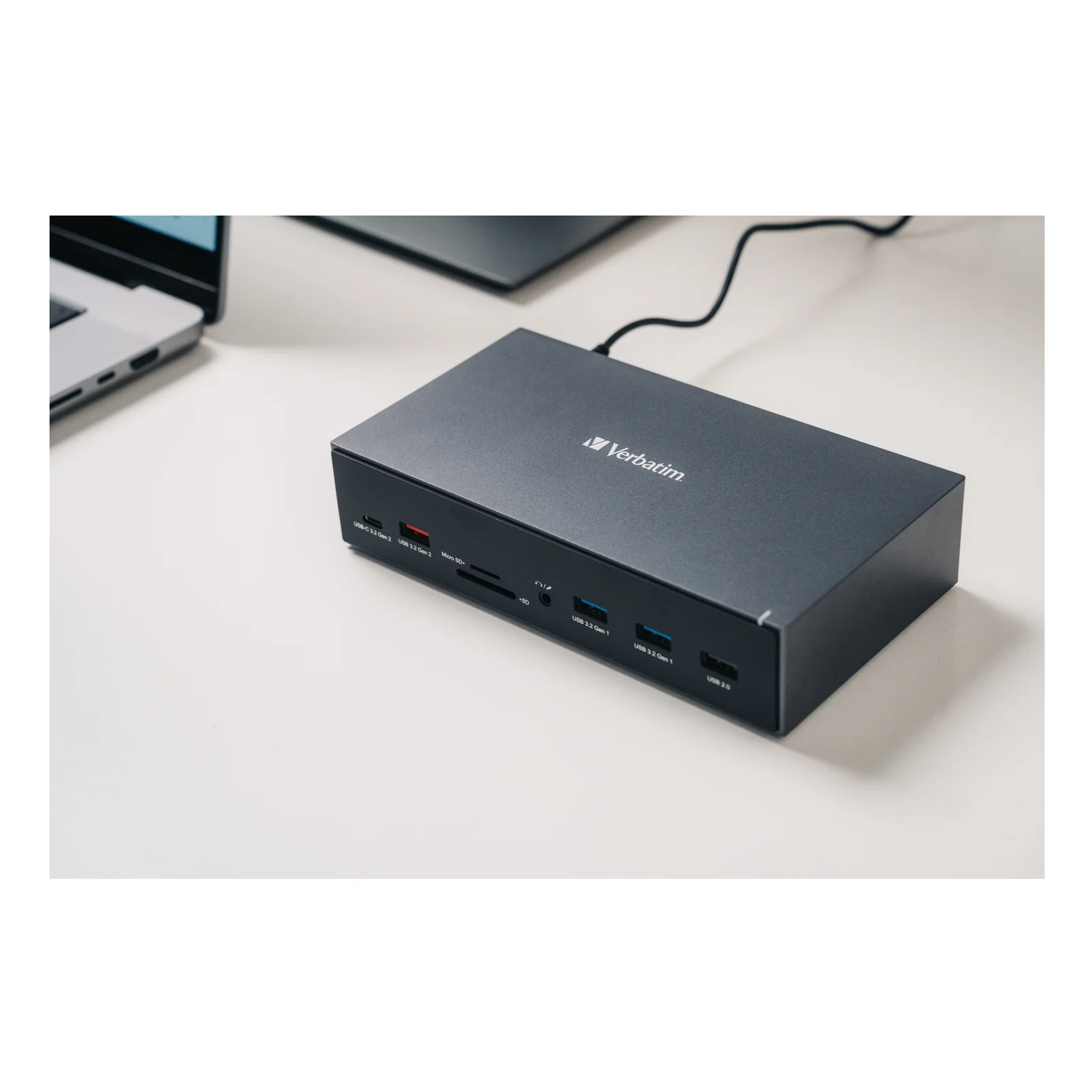 Verbatim CDS-17 Avec fil USB 3.2 Gen 1 (3.1 Gen 1) Type-C Noir, Gris