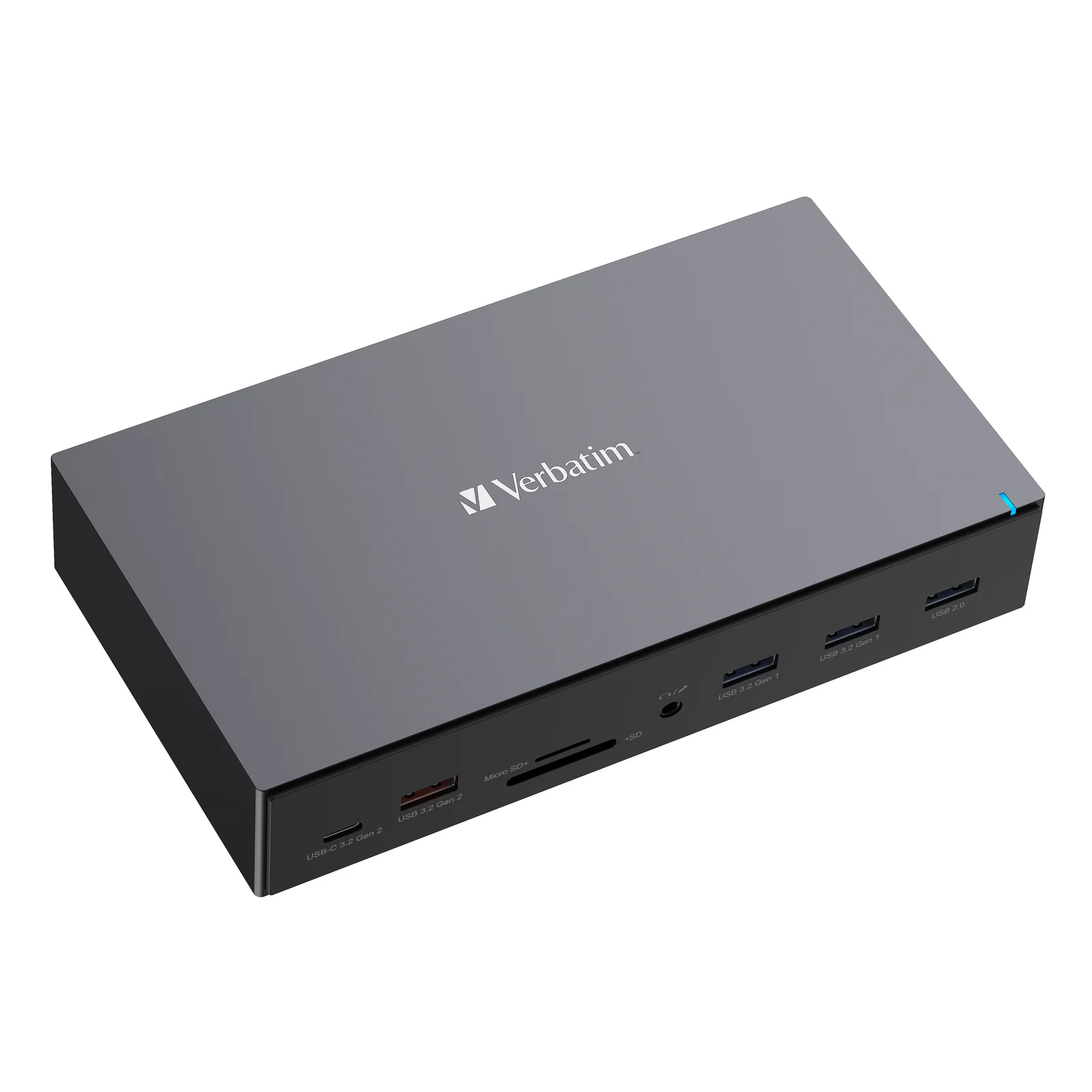 Verbatim CDS-17 Avec fil USB 3.2 Gen 1 (3.1 Gen 1) Type-C Noir, Gris