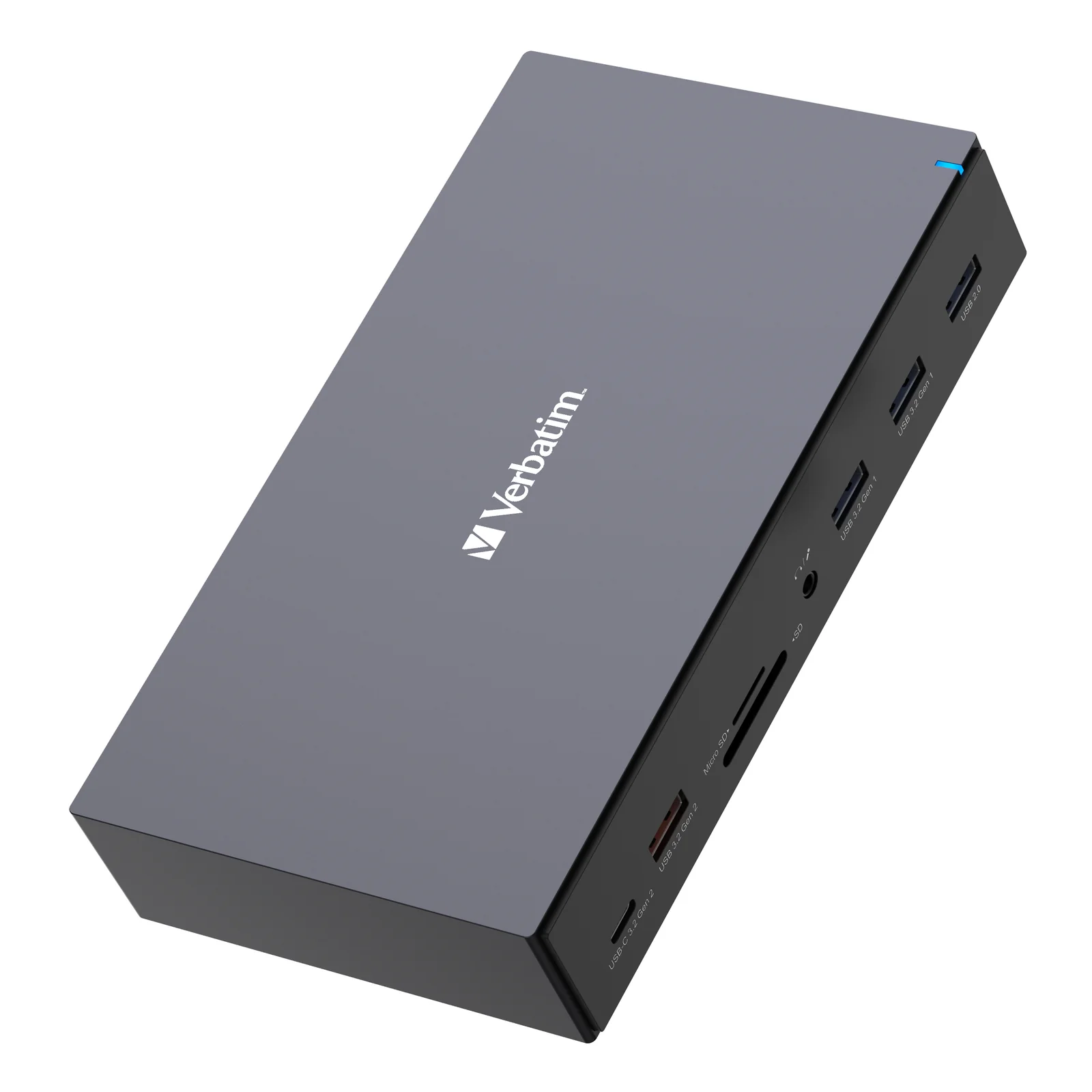 Verbatim CDS-17 Avec fil USB 3.2 Gen 1 (3.1 Gen 1) Type-C Noir, Gris