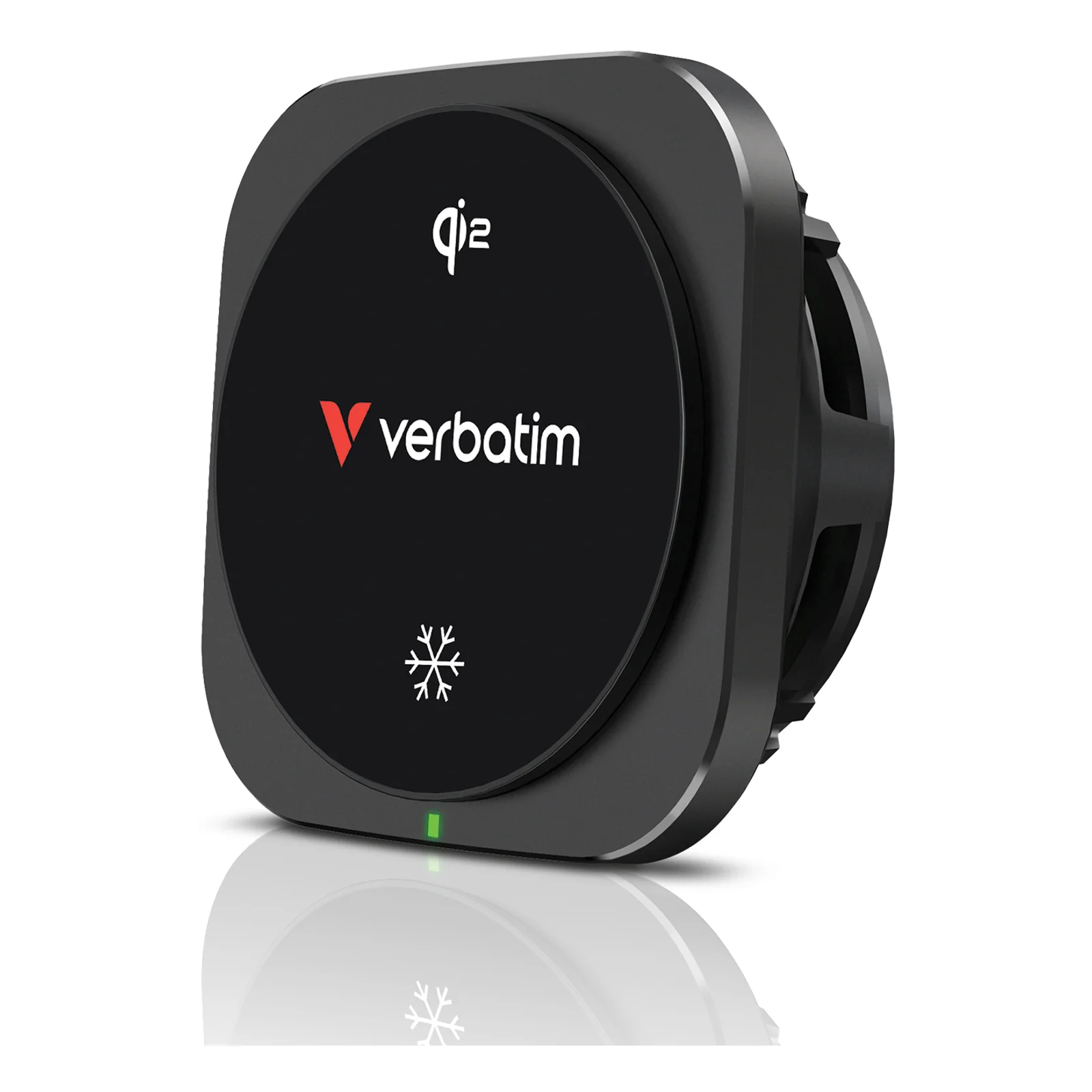 Verbatim Charge 'n' Drive Qi2 Smartphone Noir USB Recharge sans fil Charge rapide Auto