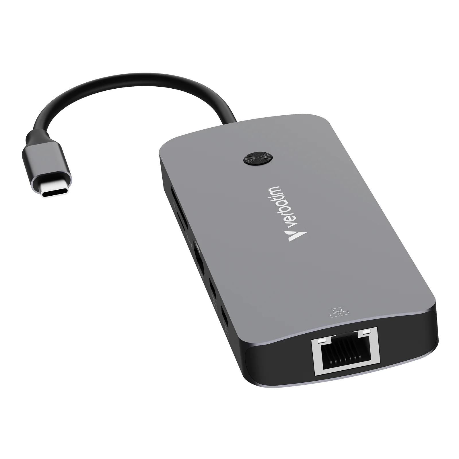Verbatim CMH-09 USB Type-C 10000 Mbit/s Argent