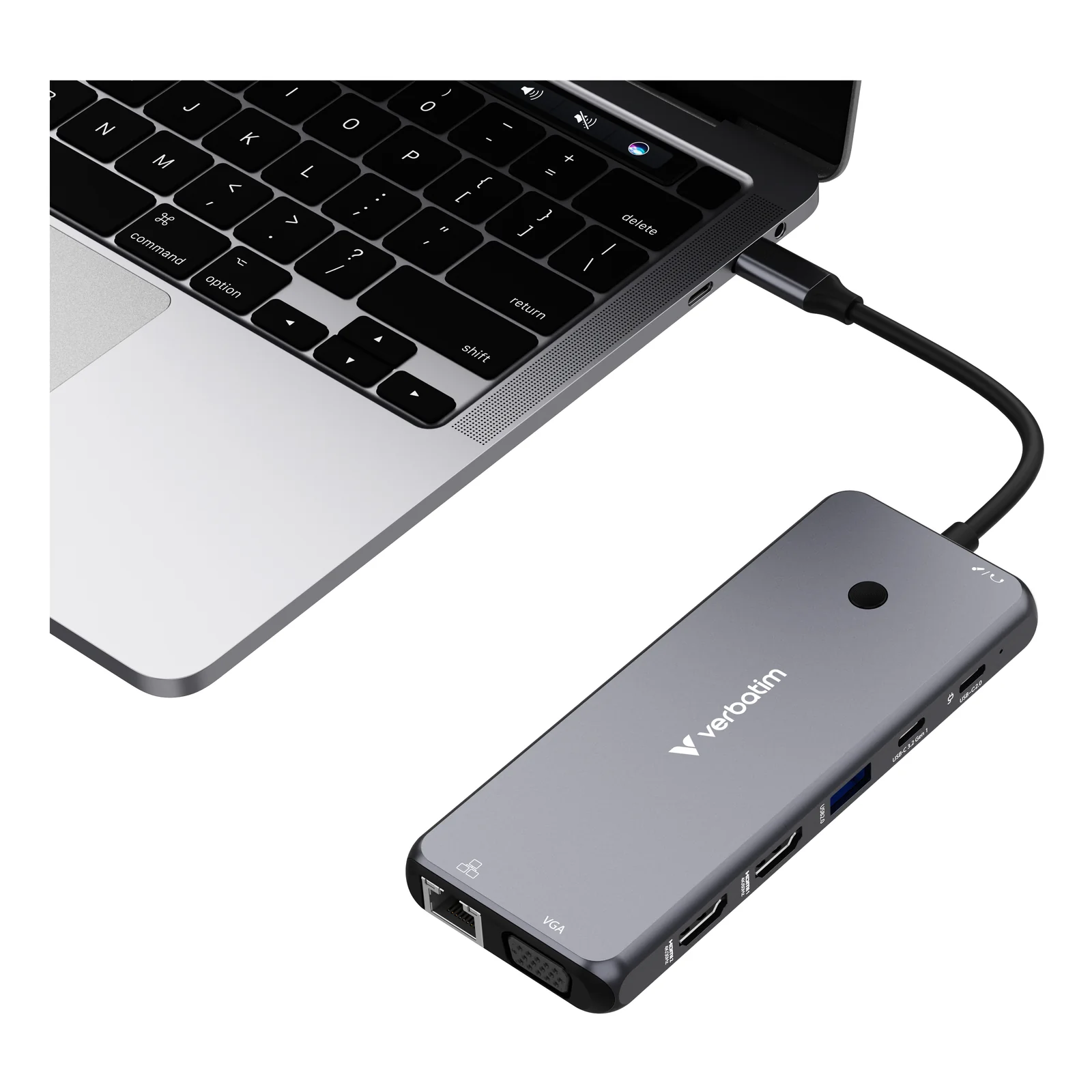 Verbatim CMH-14 USB Type-C 5000 Mbit/s Argent