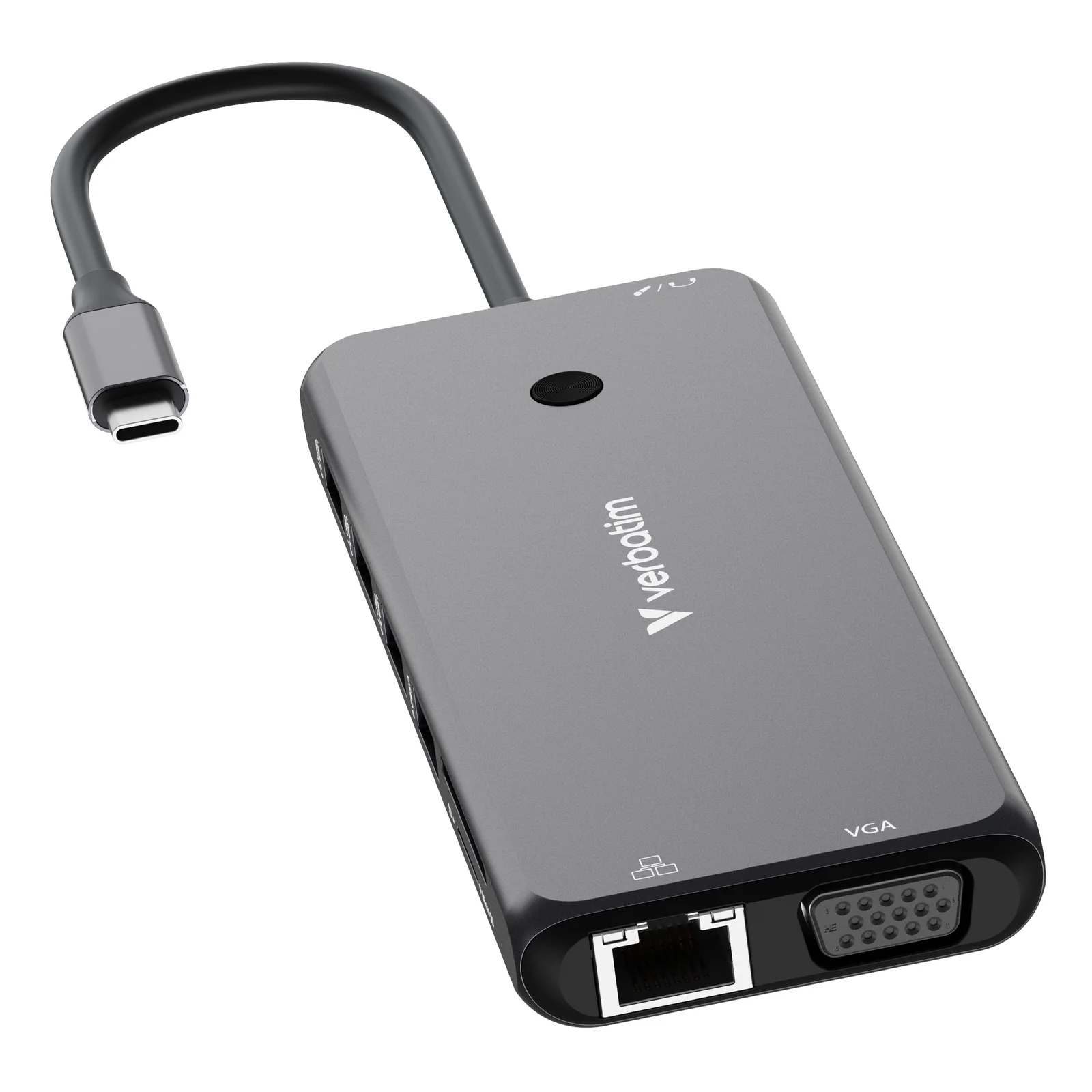 Verbatim CMH-14 USB Type-C 5000 Mbit/s Argent