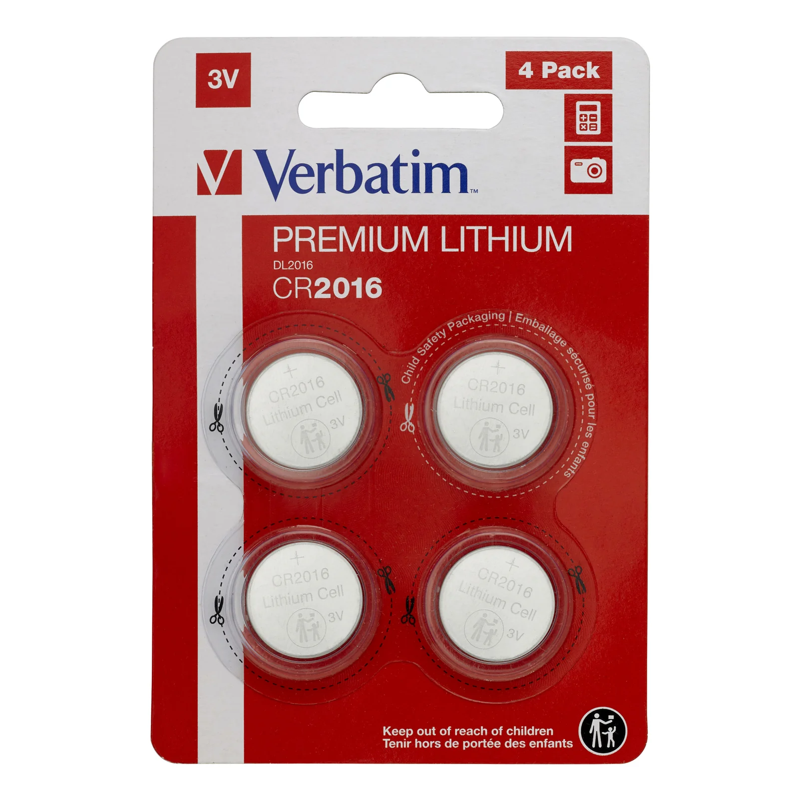 CR2016 Batterie à usage unique Lithium