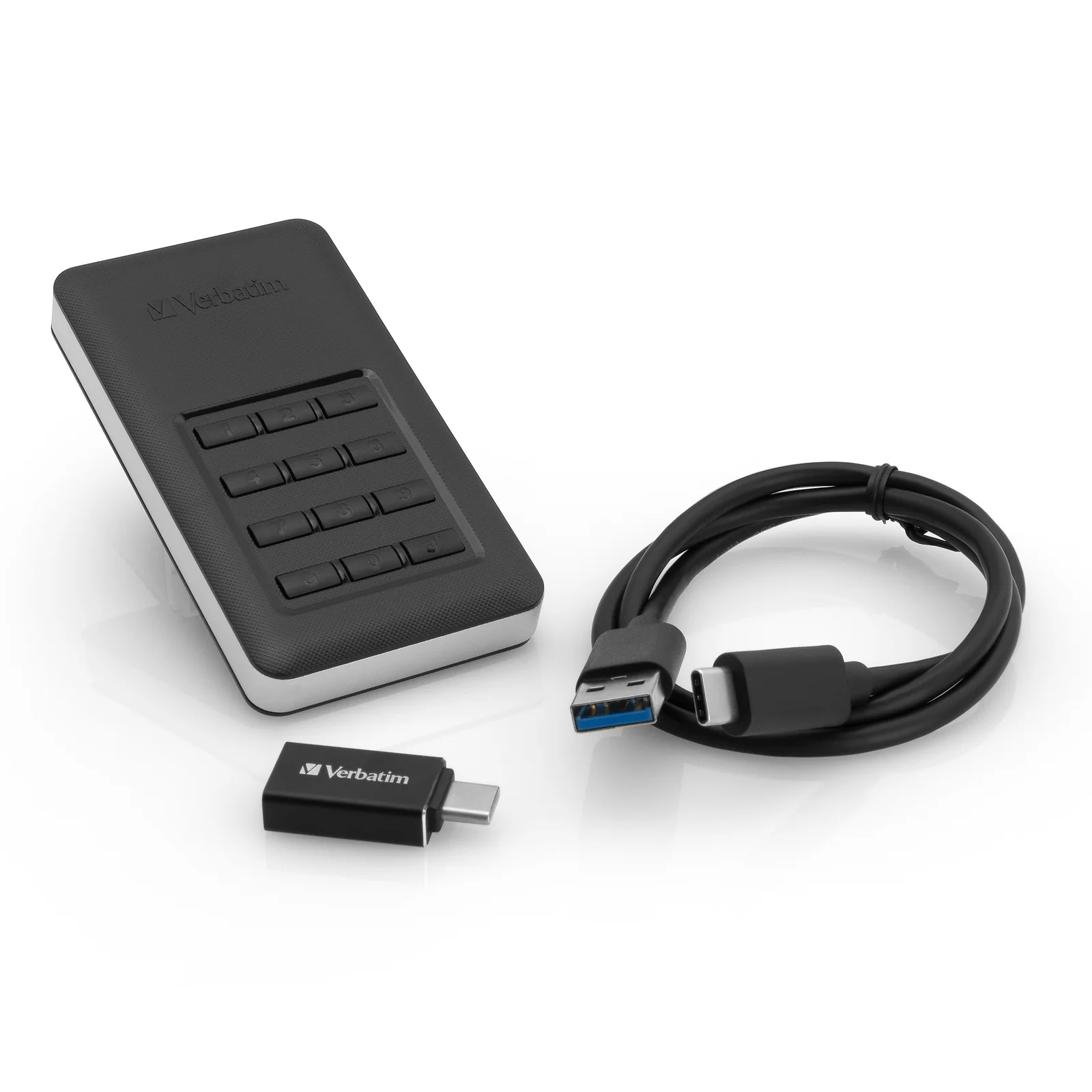 Verbatim Disque portable SSD Store n Go avec accès par clavier 256 Go