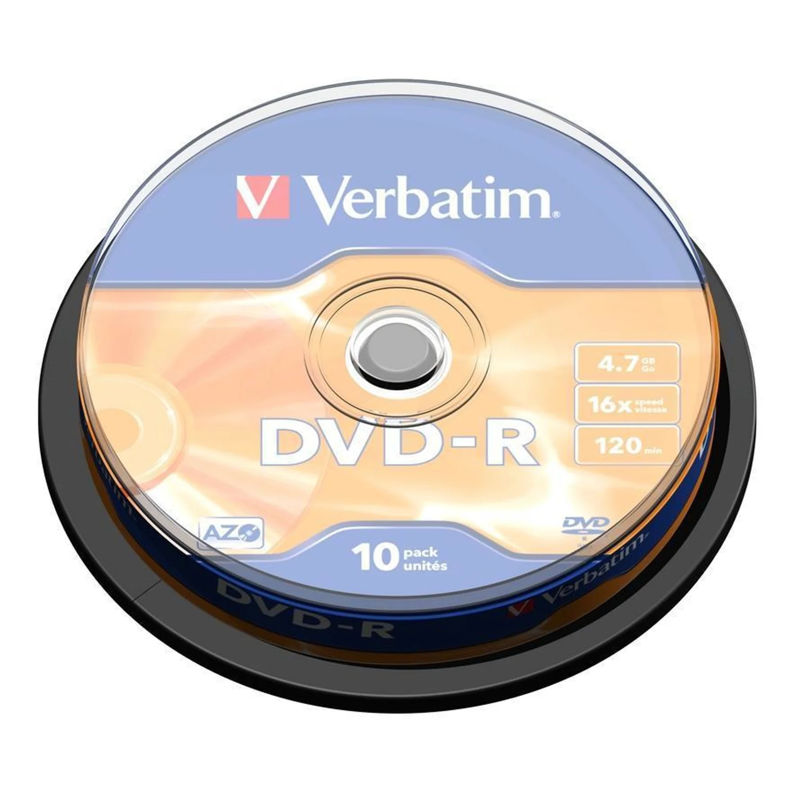 DVD-R Matt Silver 4,7 Go 10 pièce(s)