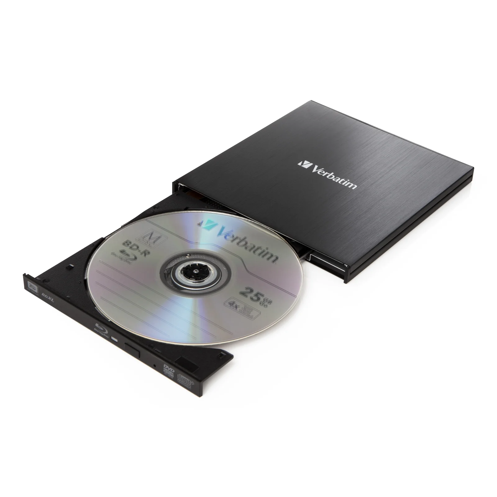 Verbatim External Slimline lecteur de disques optiques Blu-Ray RW Noir