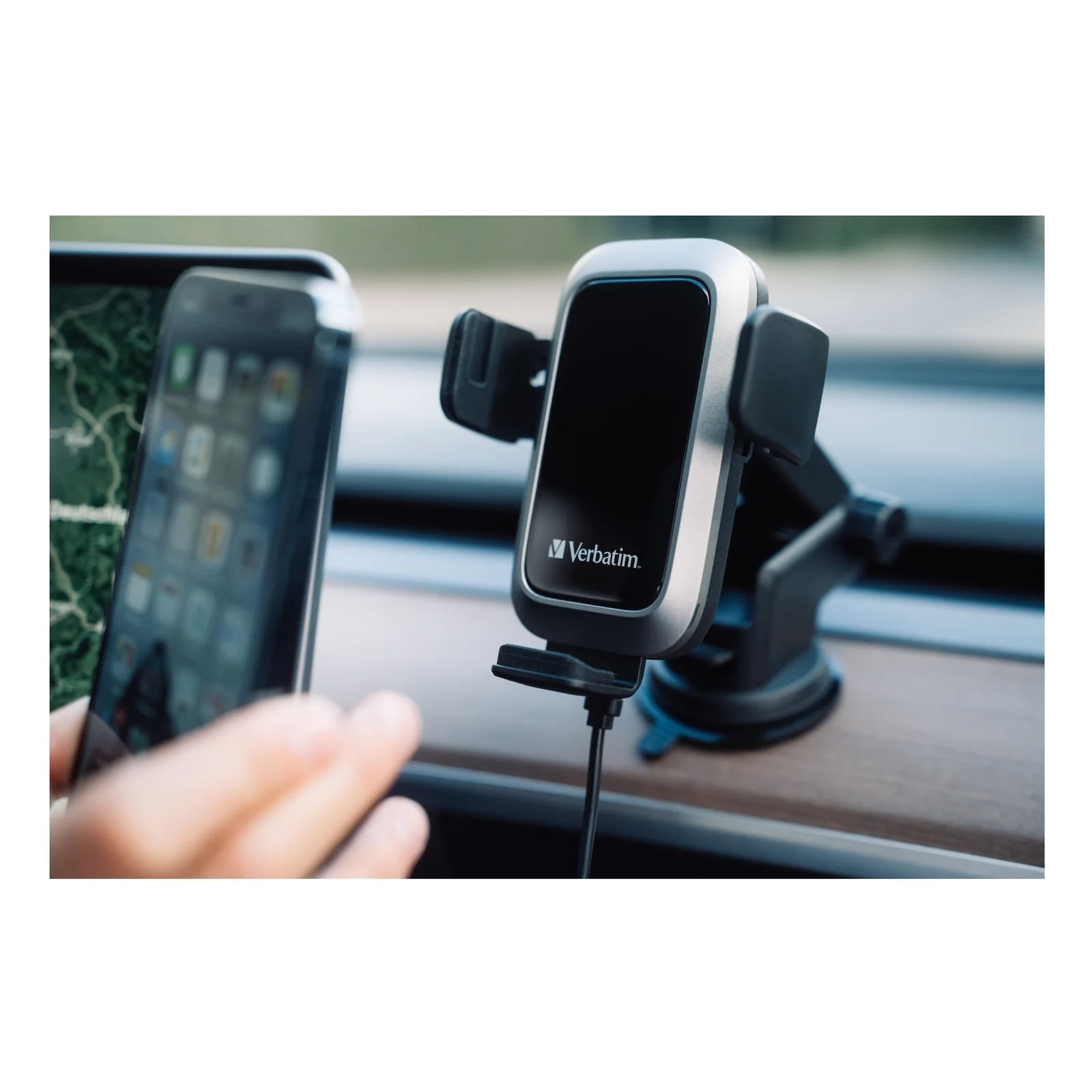 Verbatim FWC-03 Pro Qi Fast Wireless Autoladegerät retail Noir