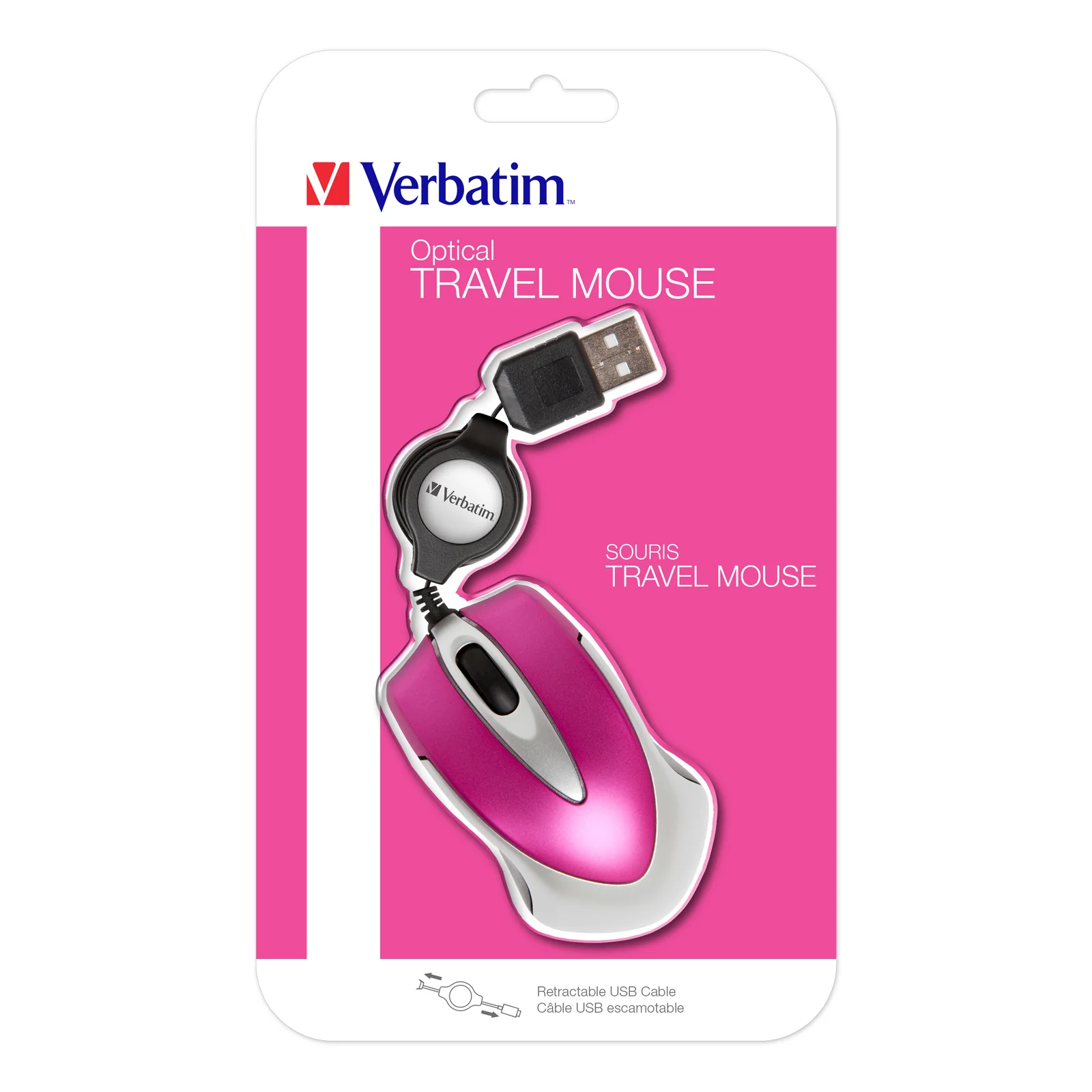 Verbatim Go Mini souris Bureau USB Type-A Optique 1000 DPI