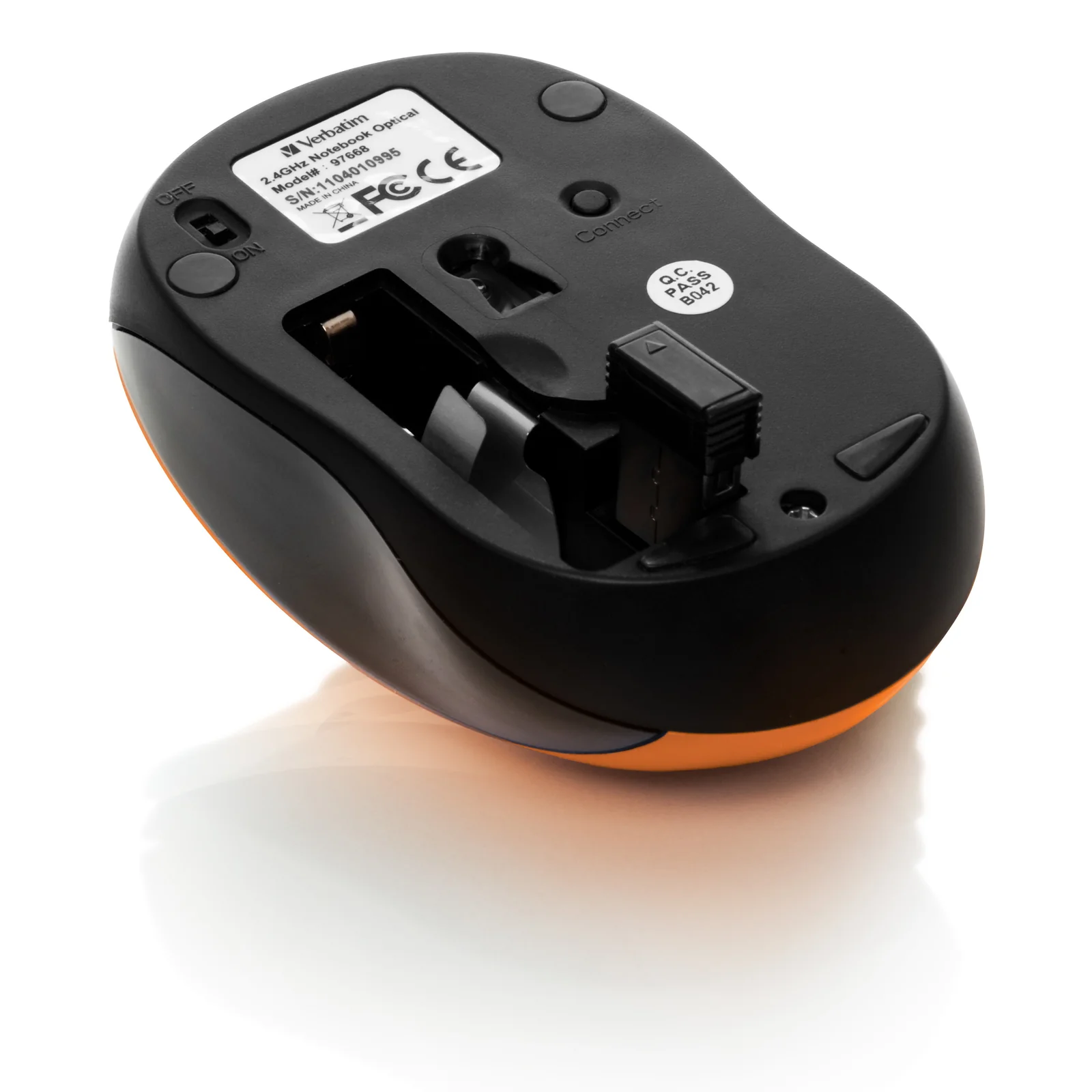 Verbatim Go Nano souris Bureau Ambidextre RF sans fil 1600 DPI