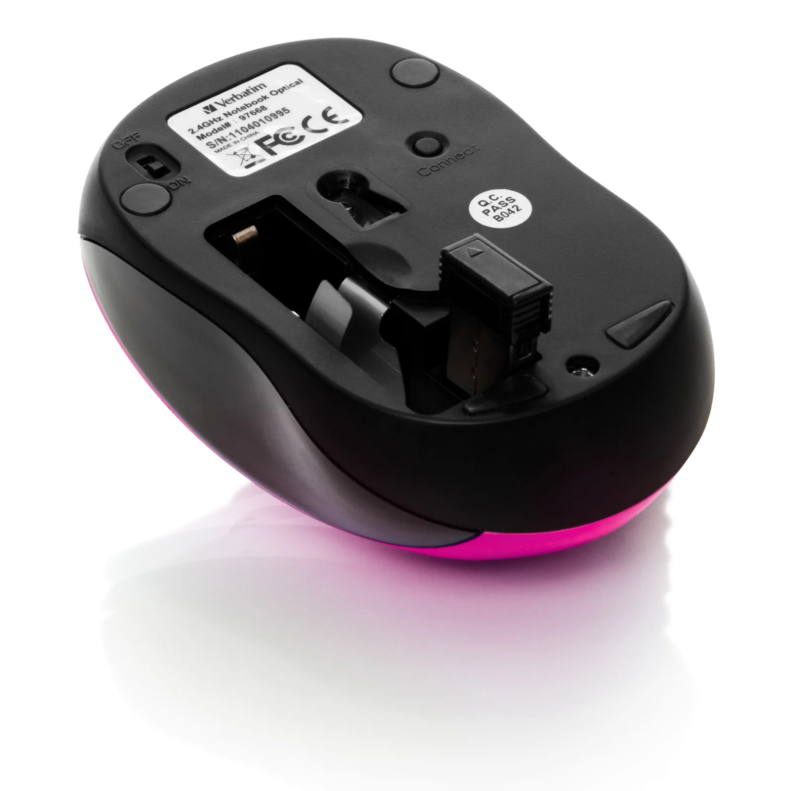 Verbatim Go Nano souris Bureau RF sans fil 1600 DPI