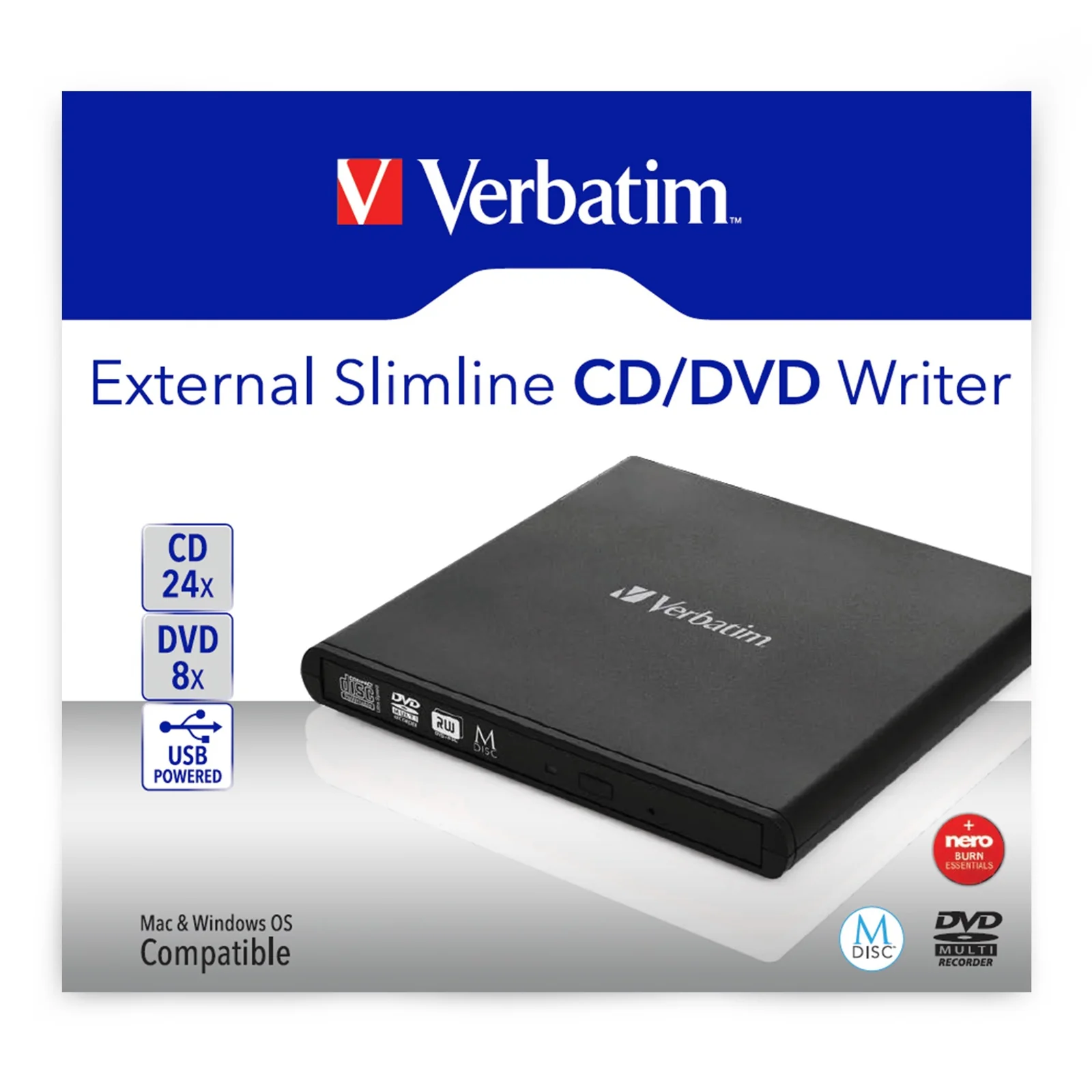 Verbatim Graveur de CD/DVD externe