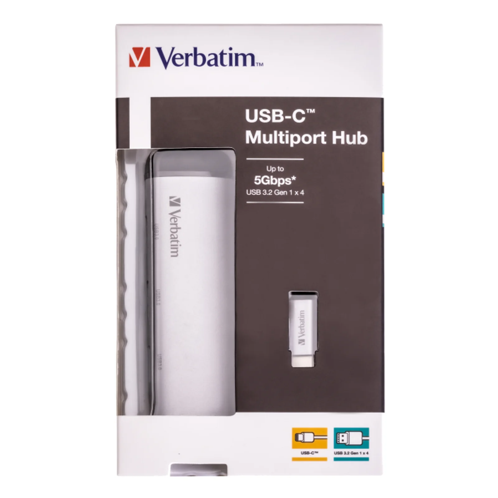 Verbatim Hub Multiports USB-C 4 ports USB 3.2 Gen 1