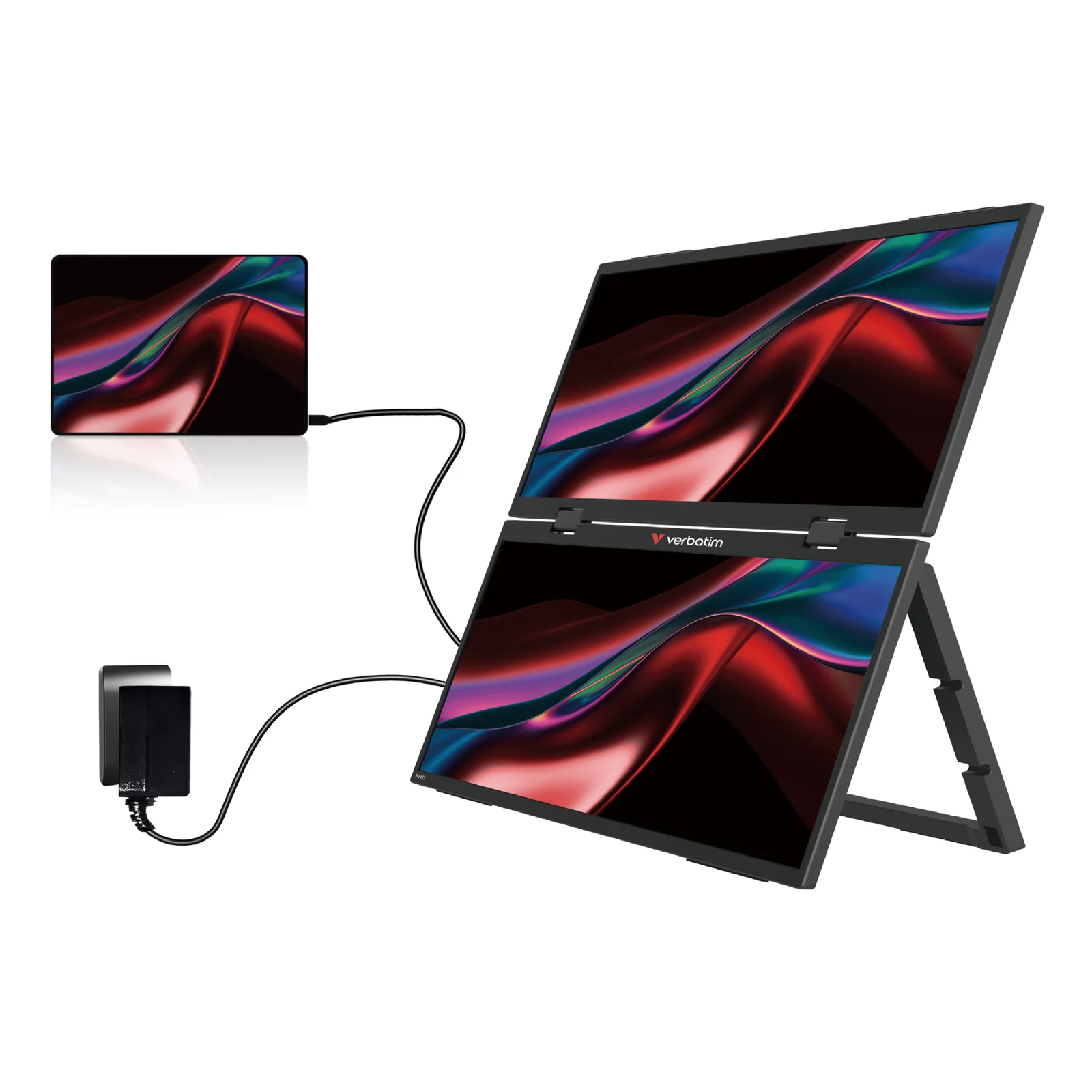 Verbatim Moniteur portable double 15.6″