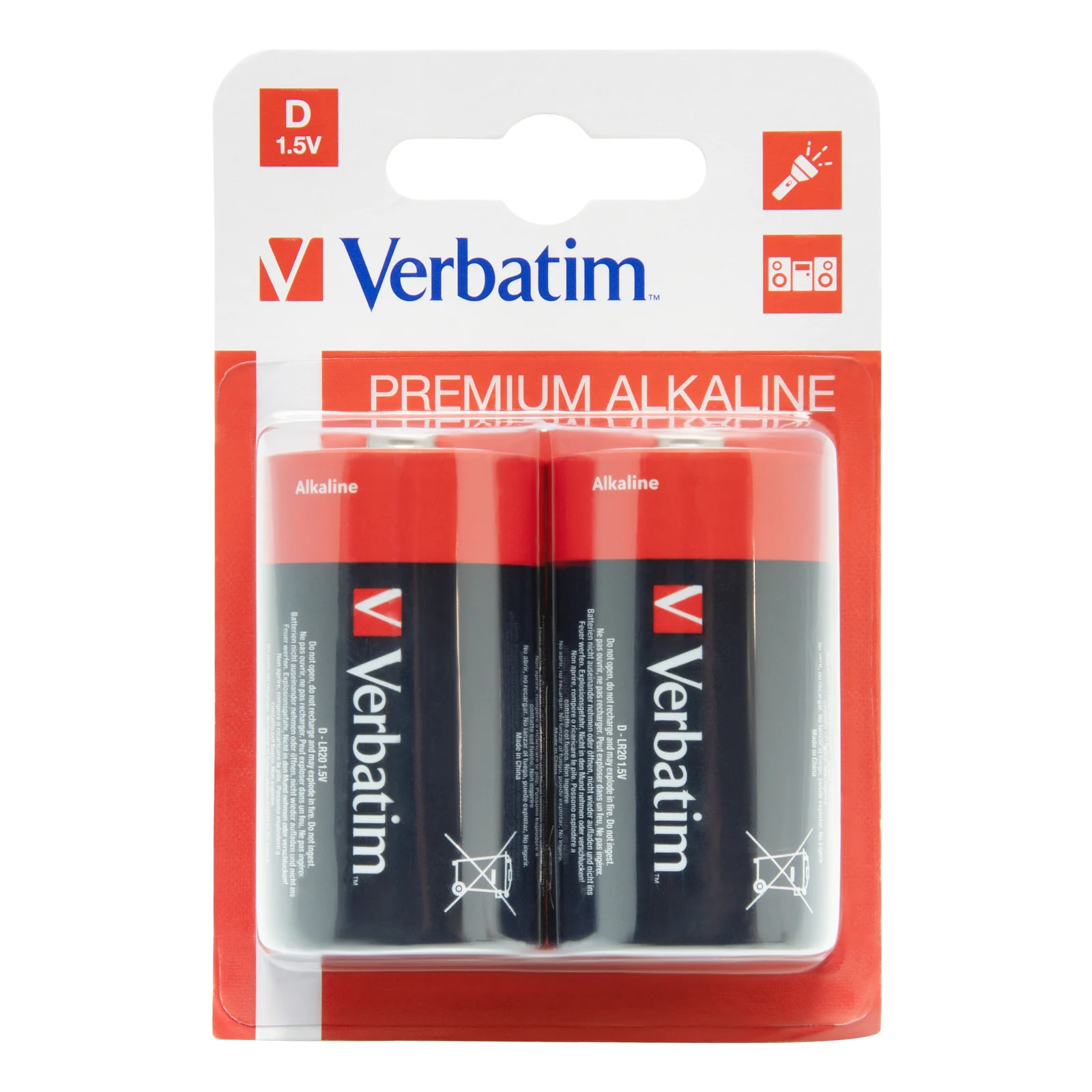 Verbatim Piles alcalines D