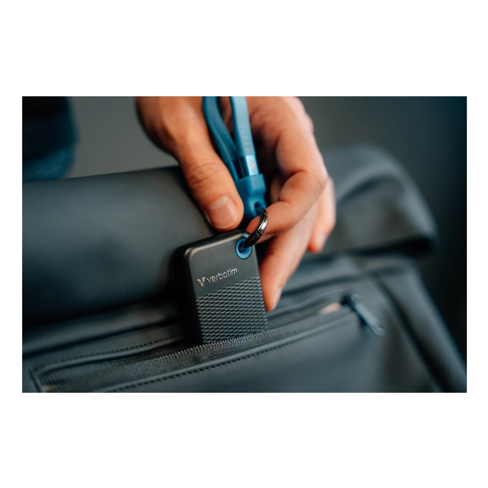 Verbatim Pocket SSD 1 To USB Type-C 3.2 Gen 2 (3.1 Gen 2) Noir, Bleu