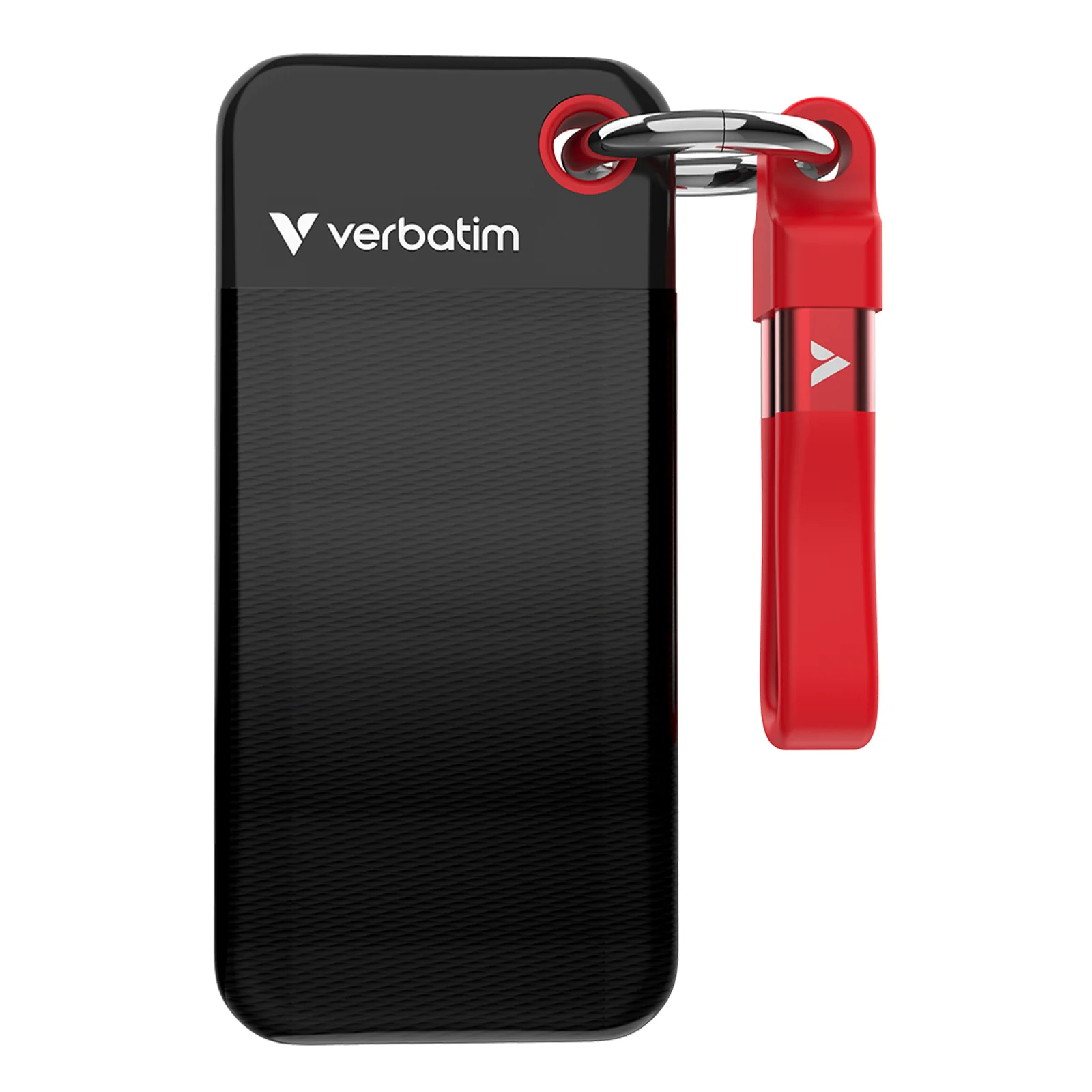Pocket SSD 2 To USB Type-C 3.2 Gen 2 (3.1 Gen 2) Noir, Rouge