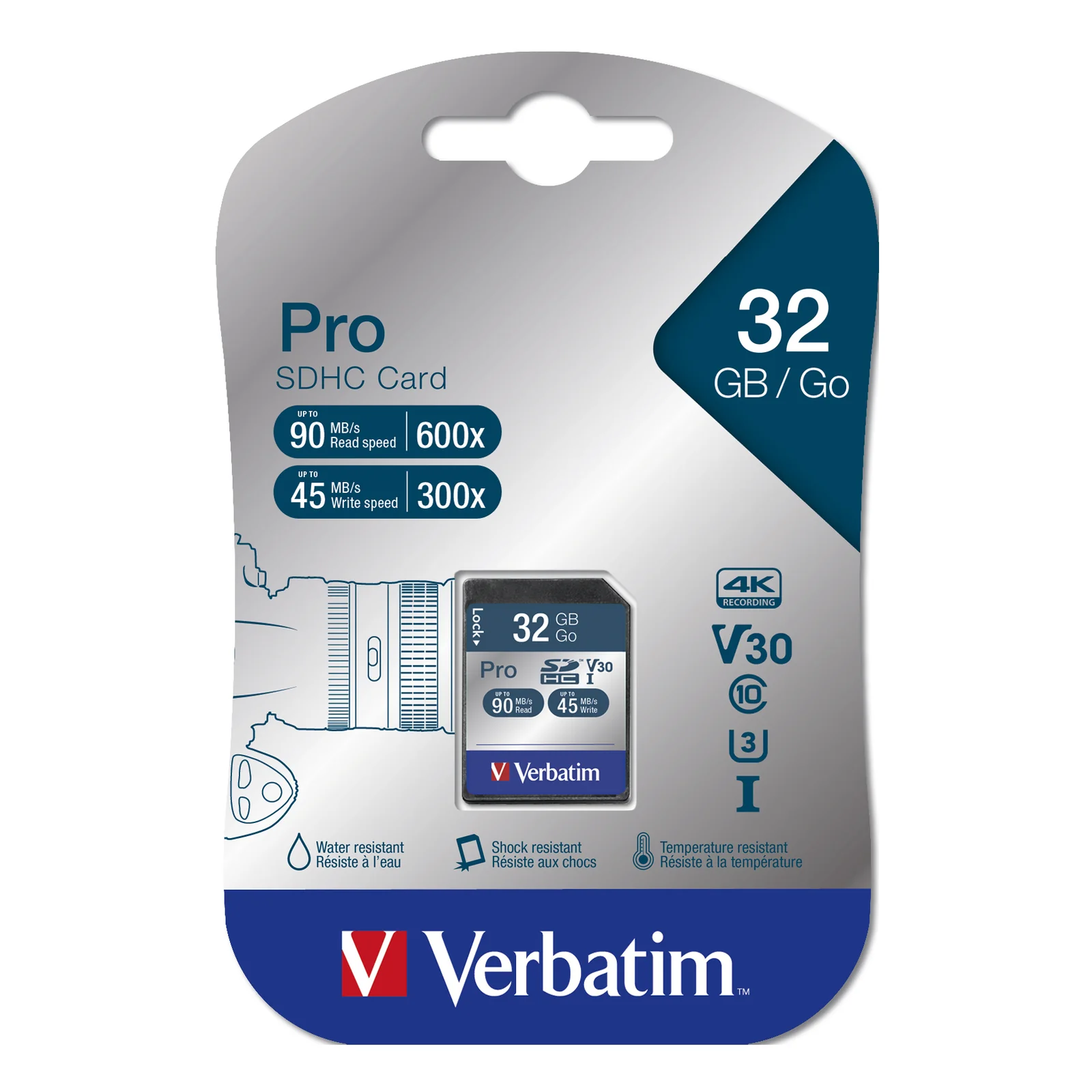 Verbatim Pro 32 Go SDHC UHS Classe 10
