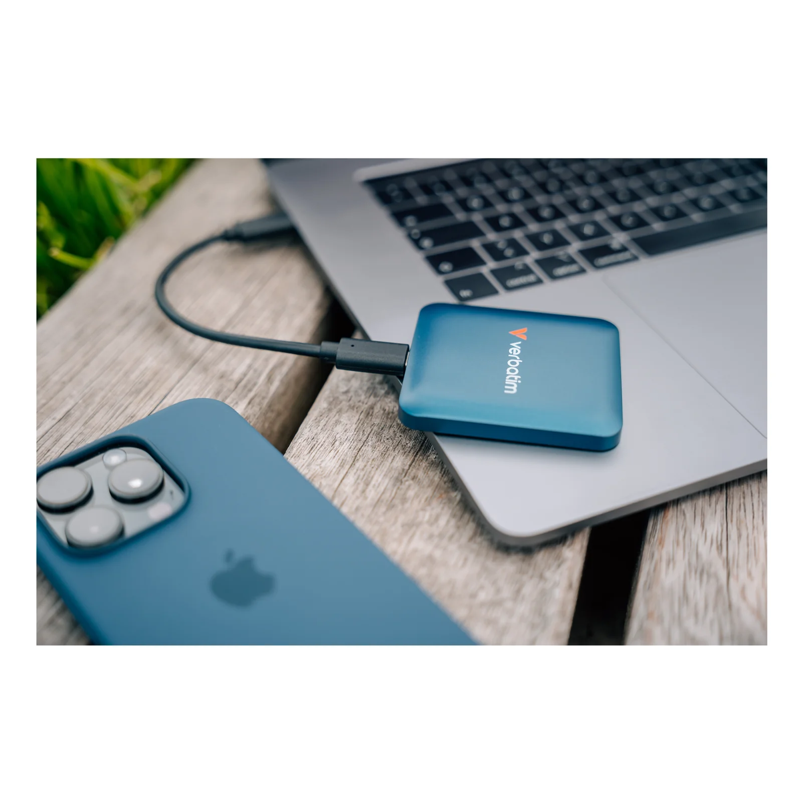 Verbatim SnapBack SSD 2 To USB Type-C USB 3.2 Gen 2x2 Bleu